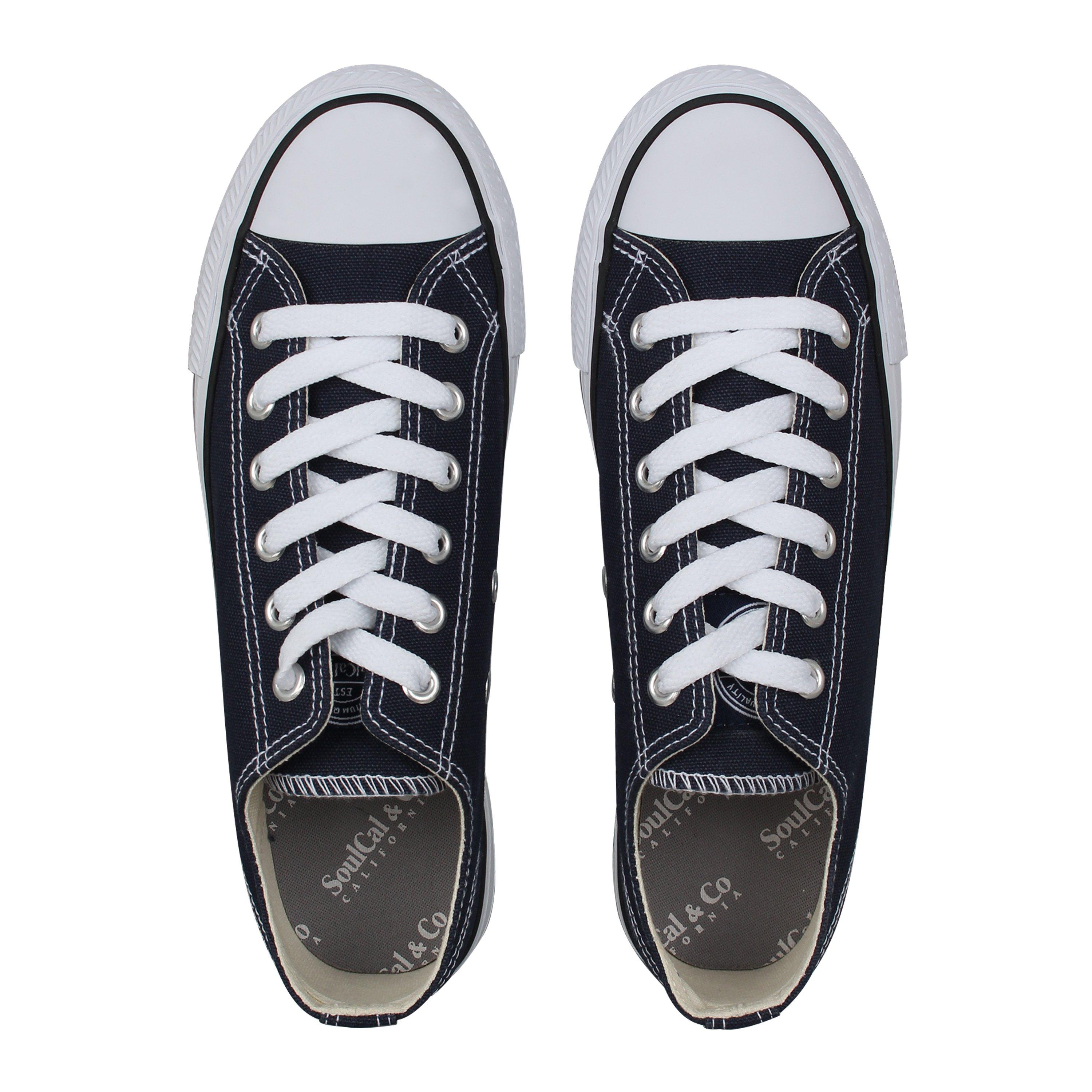 Navy - SoulCal - Low Canvas Shoes Junior - 5