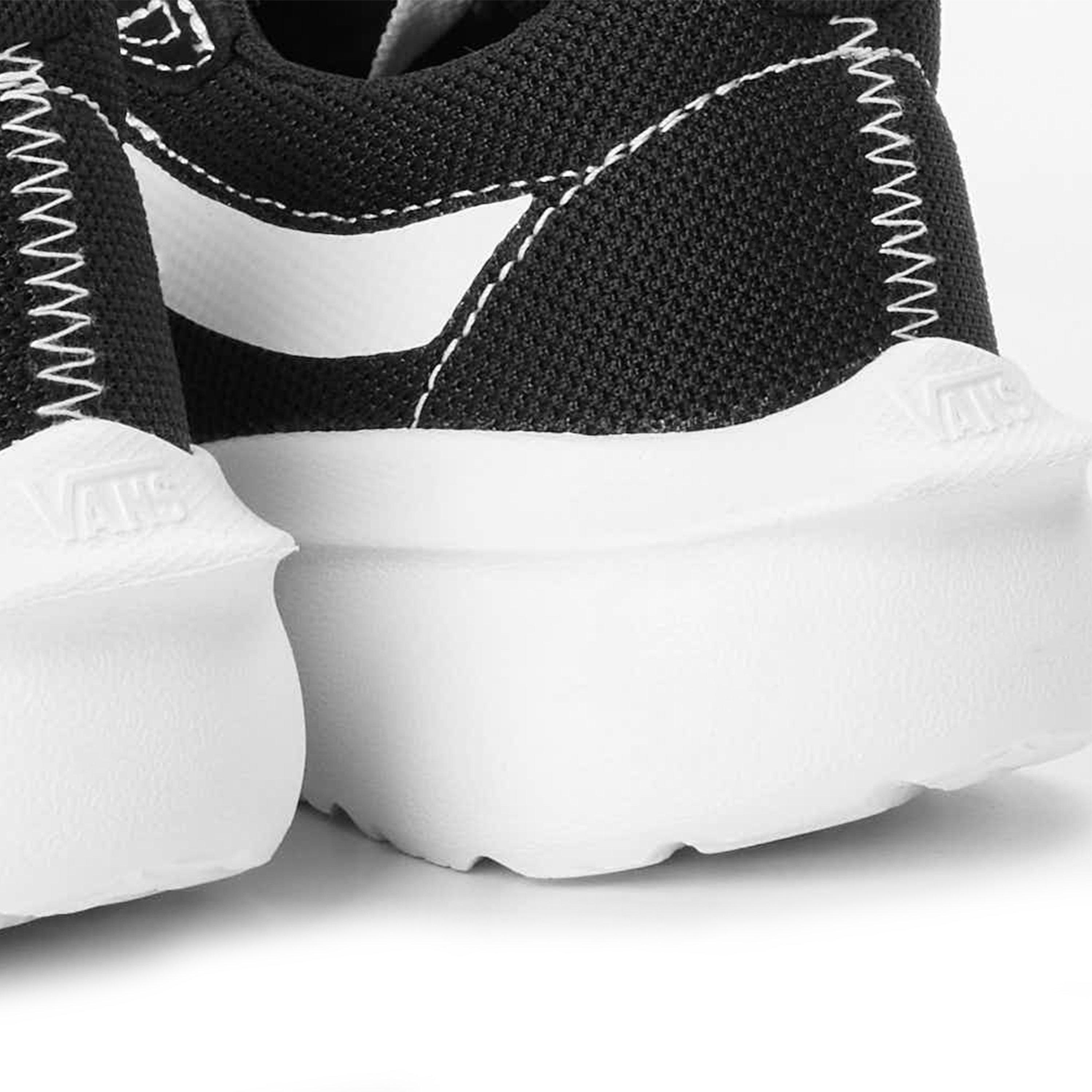 Black/White - Vans - Kids' Canvas Trainers - 3