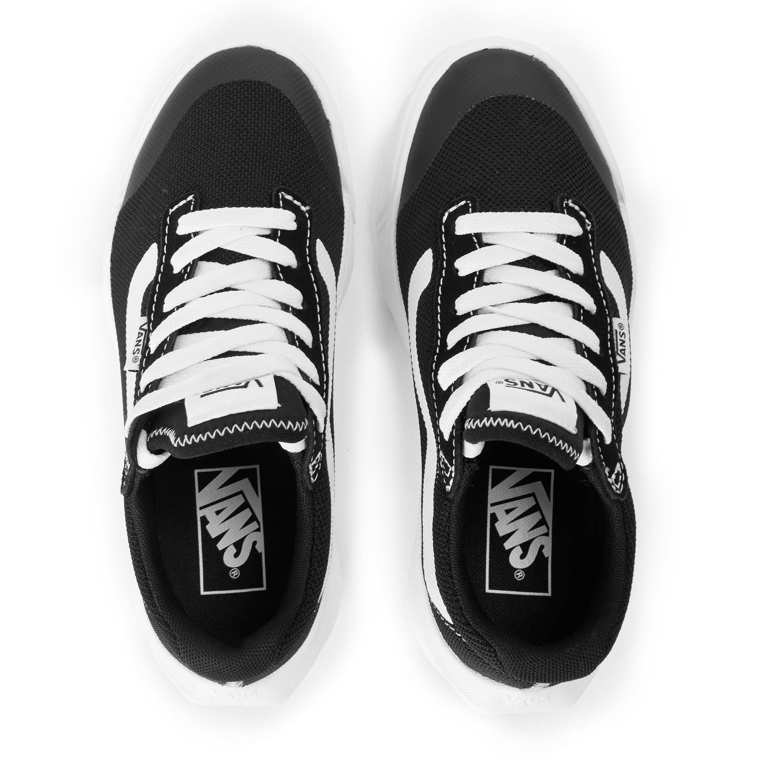Black/White - Vans - Kids' Canvas Trainers - 4