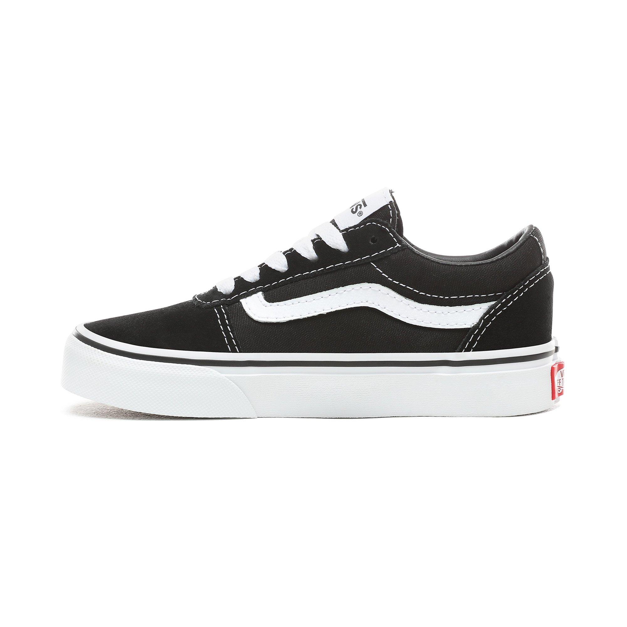 Negro/Blanco - Vans - Ward Canvas Trainers Juniors - 2