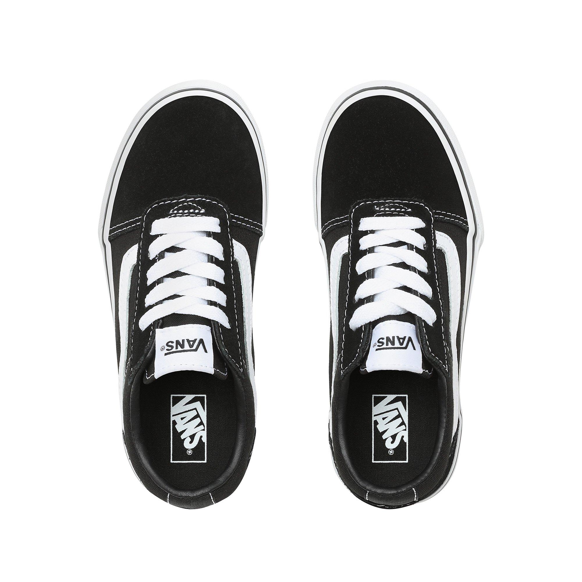 Negro/Blanco - Vans - Ward Canvas Trainers Juniors - 3