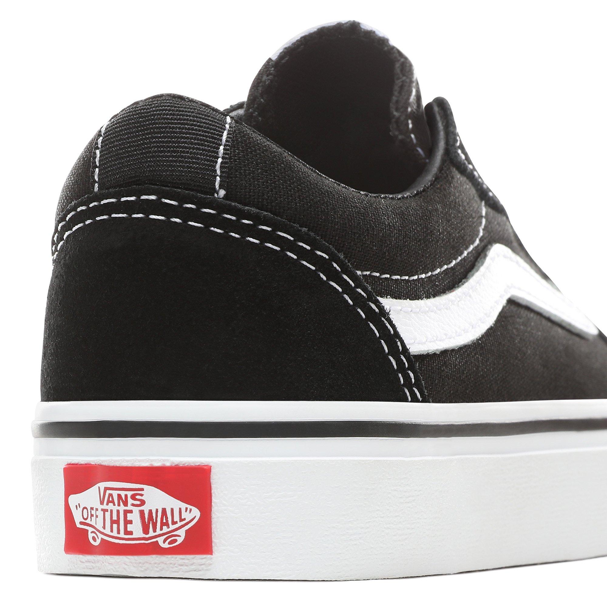 Negro/Blanco - Vans - Ward Canvas Trainers Juniors - 5