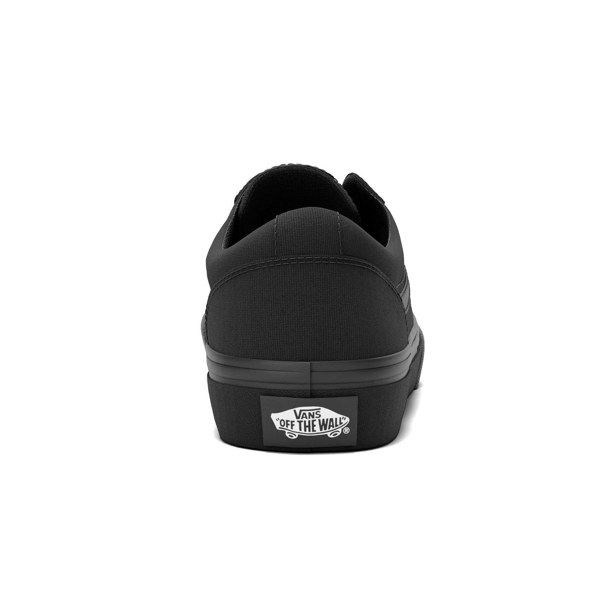 Black/Black - Vans - Ward Canvas Trainers Juniors - 4