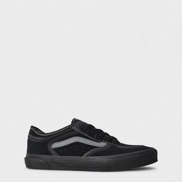 Vans Jn Rowley Classic Black/Black/Pewte Canvas Trainers Unisex Kids