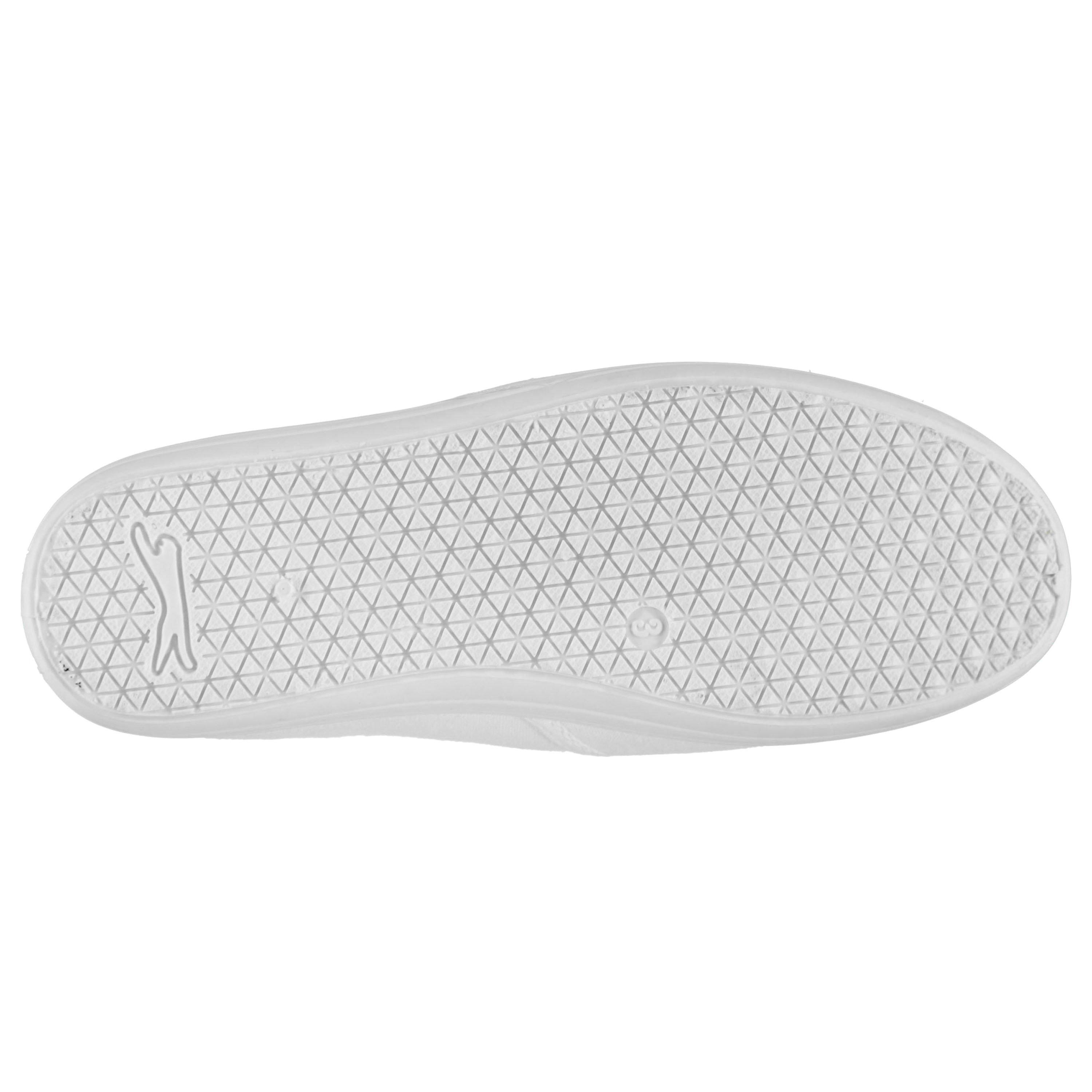White - Slazenger - Slip On Junior Canvas Shoes - 2