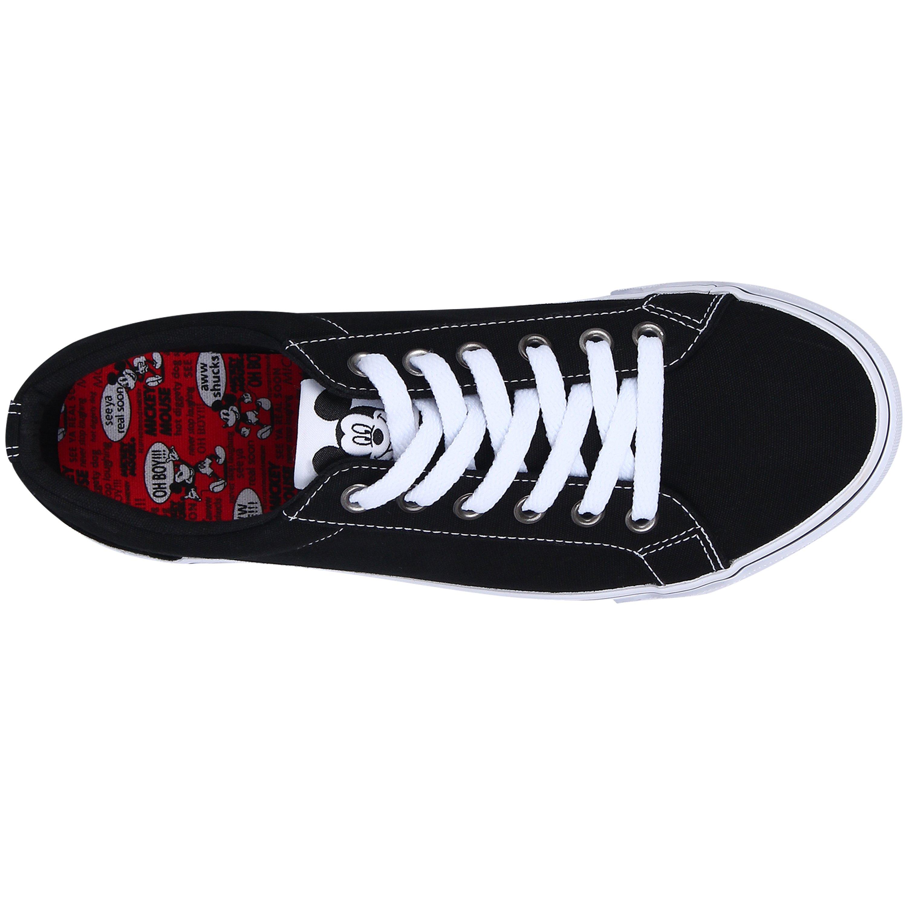 Mickey - Character - Canvas Junior Boys Low Trainers - 3