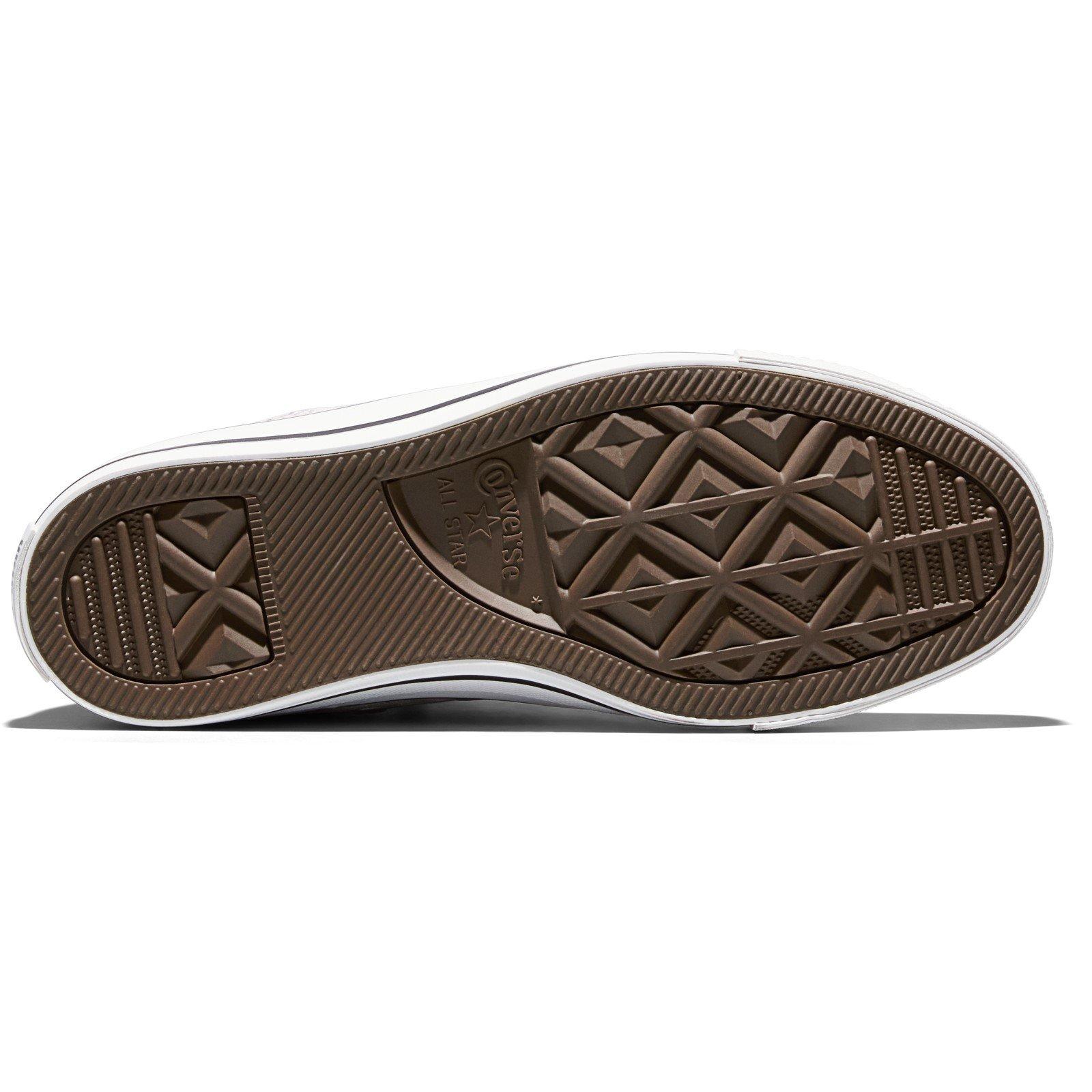 Ecru/White/Blk - Converse - Kids' Canvas High-Top Trainers - 5