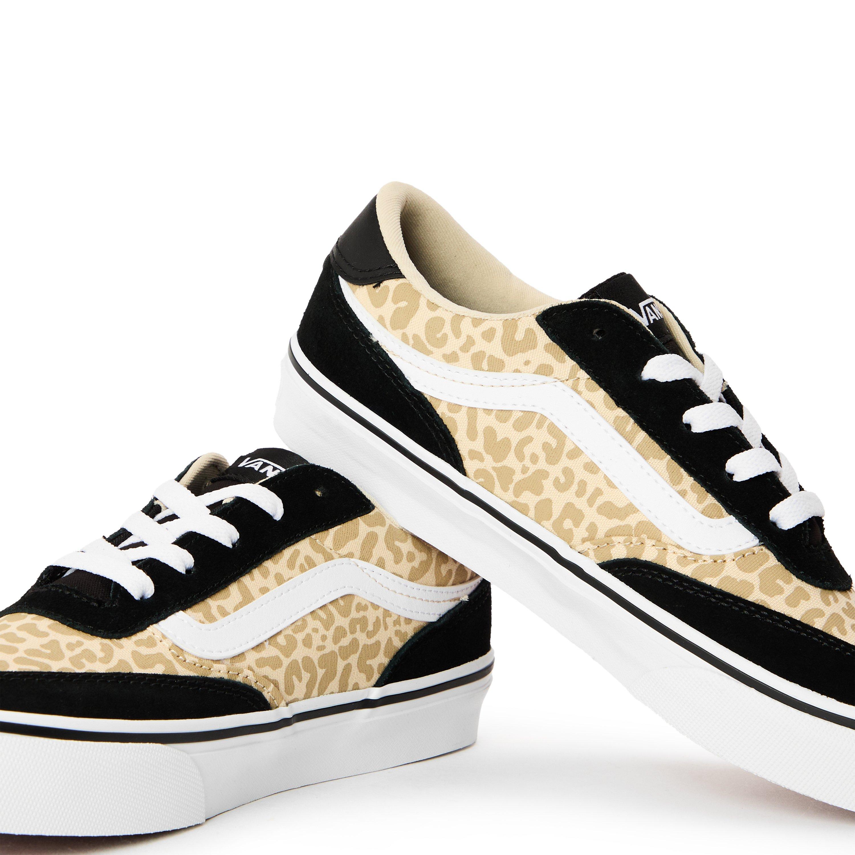 Leopard Black - Vans - Kids' Brooklyn Canvas Trainers - 3