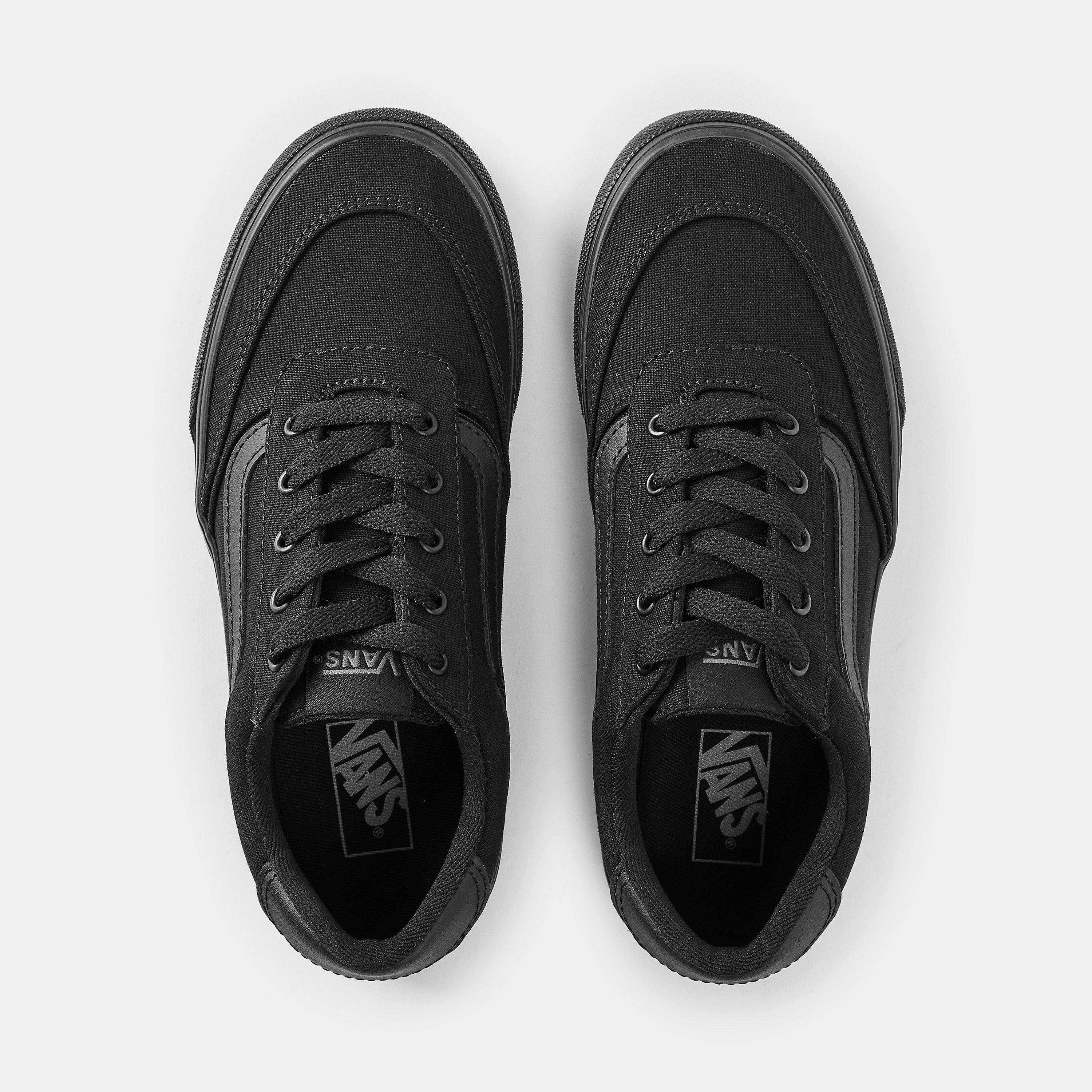 Black BKA - Vans - Kids' Brooklyn Canvas Trainers - 4
