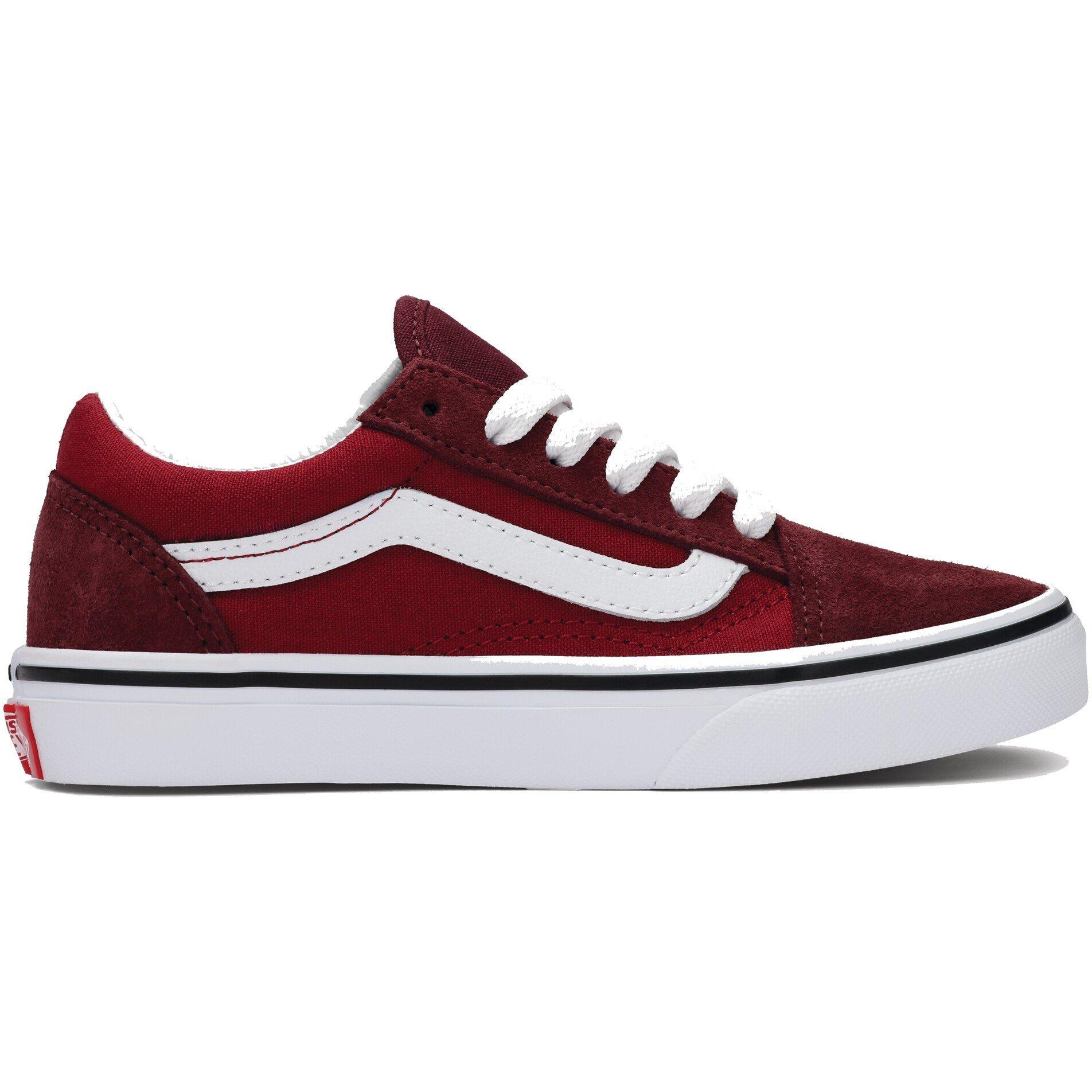 Vans  Kids Old Skool Shoes Junior - Burgundy Brd - 2 (34)