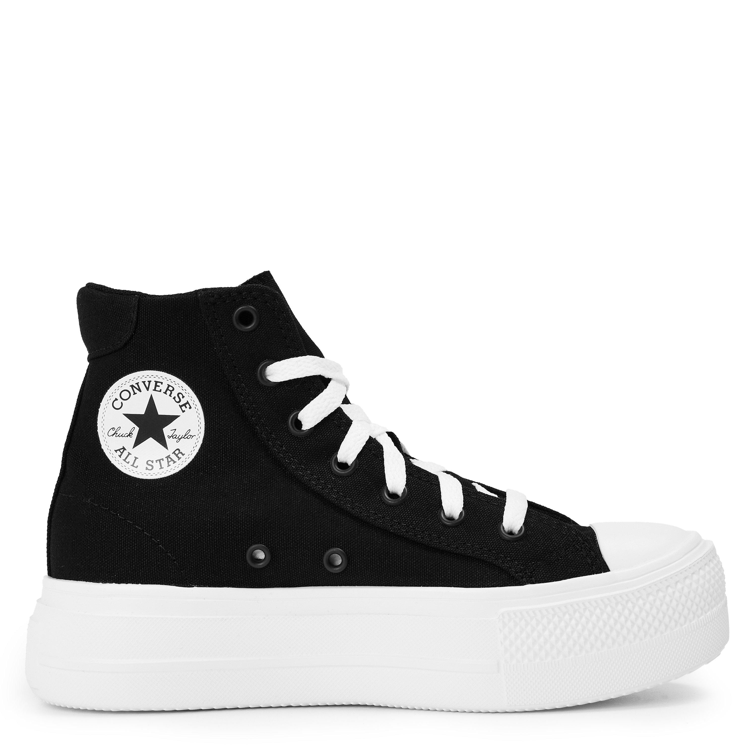 Converse  Kids Kids' High-Top Trainers - Black/White - 3 (35.5)