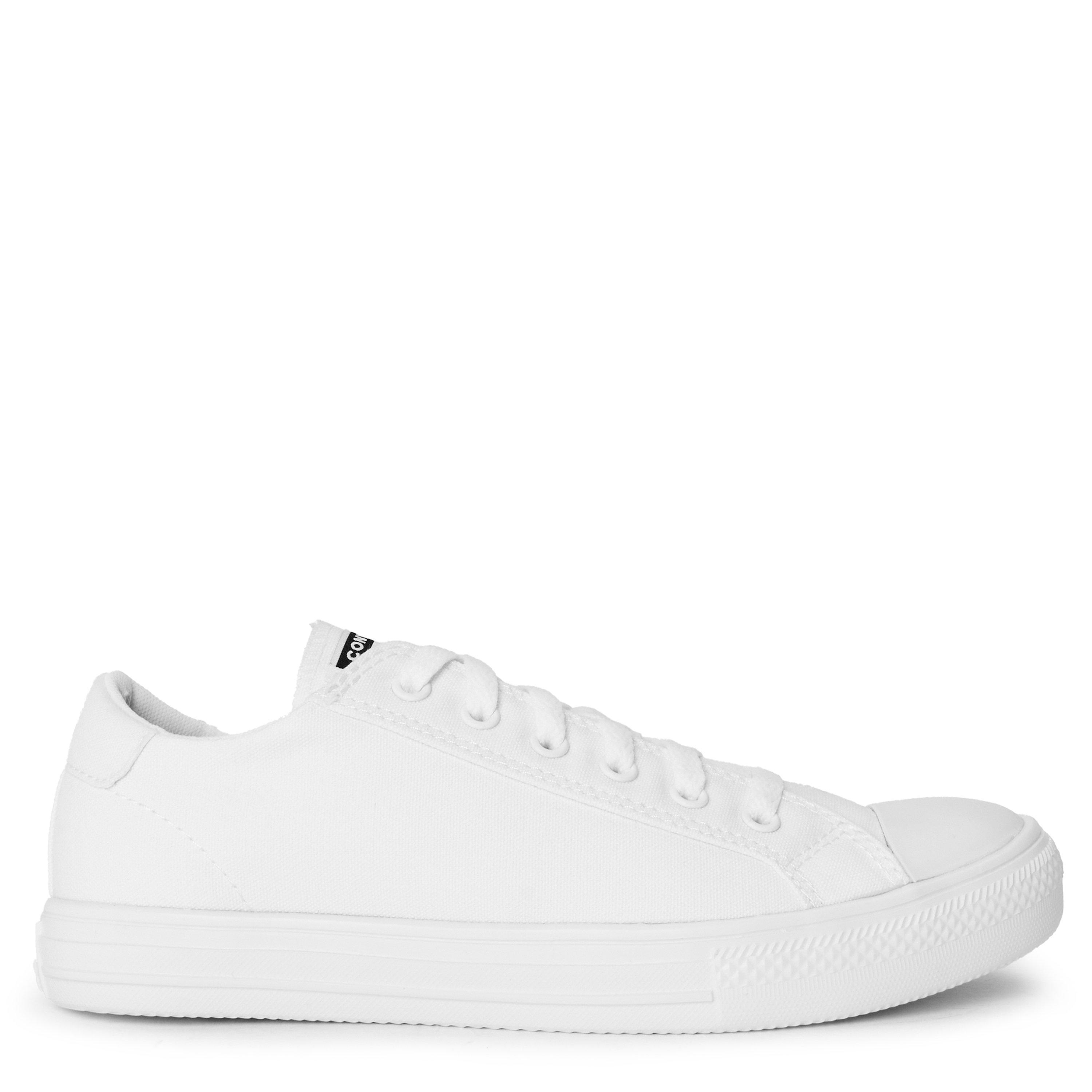 Converse  Kids Kids' Canvas Trainers - White - 5.5 (38.5)