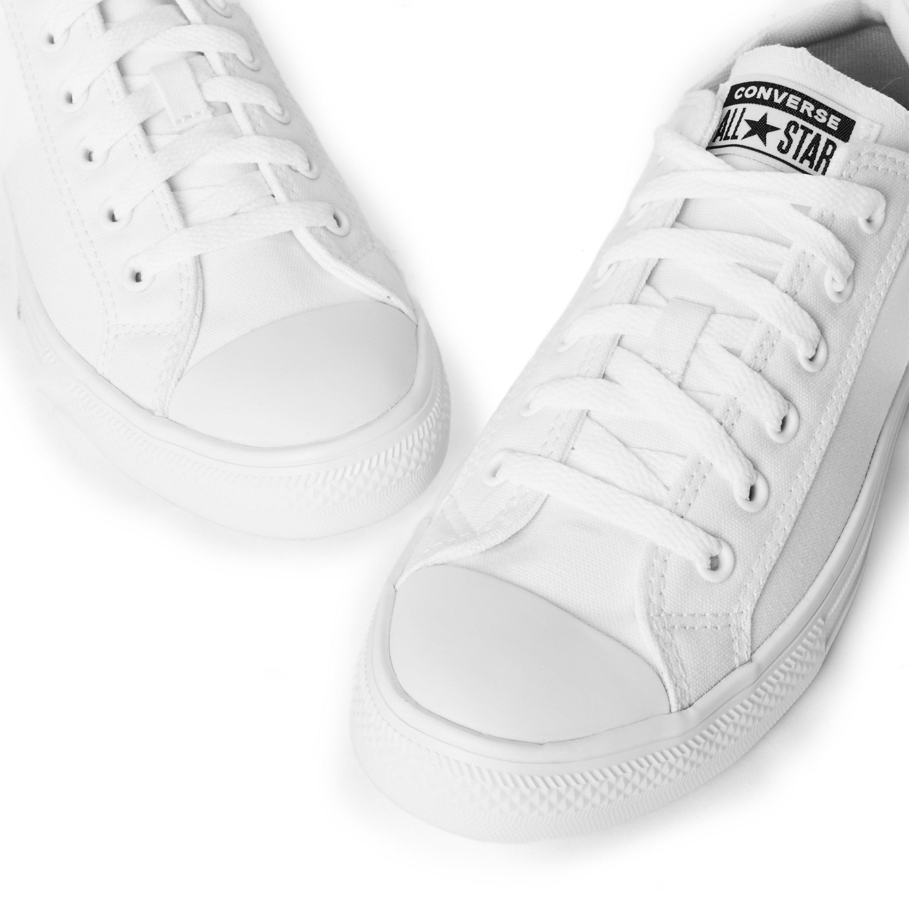 White - Converse - Kids' Canvas Trainers - 3