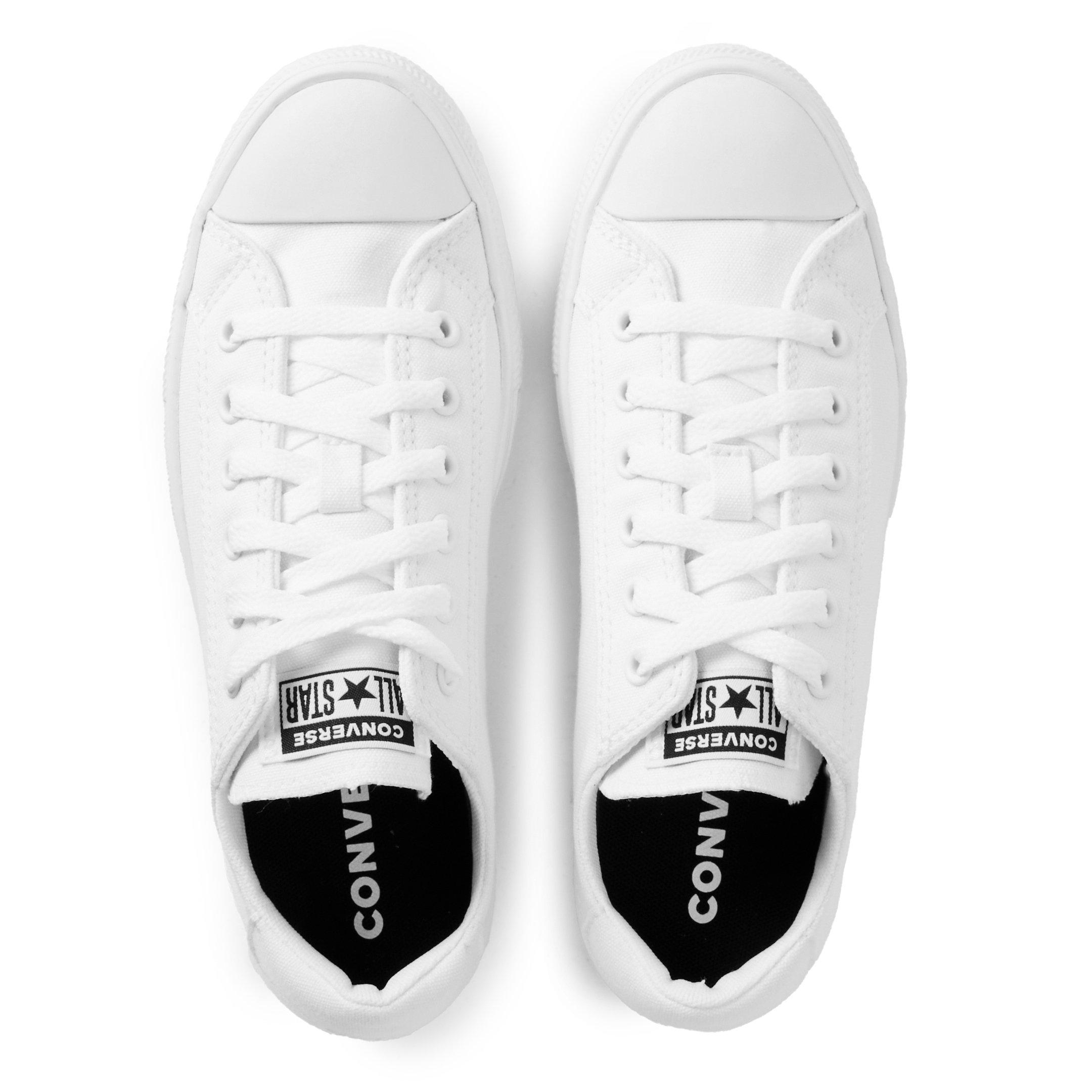 White - Converse - Kids' Canvas Trainers - 4