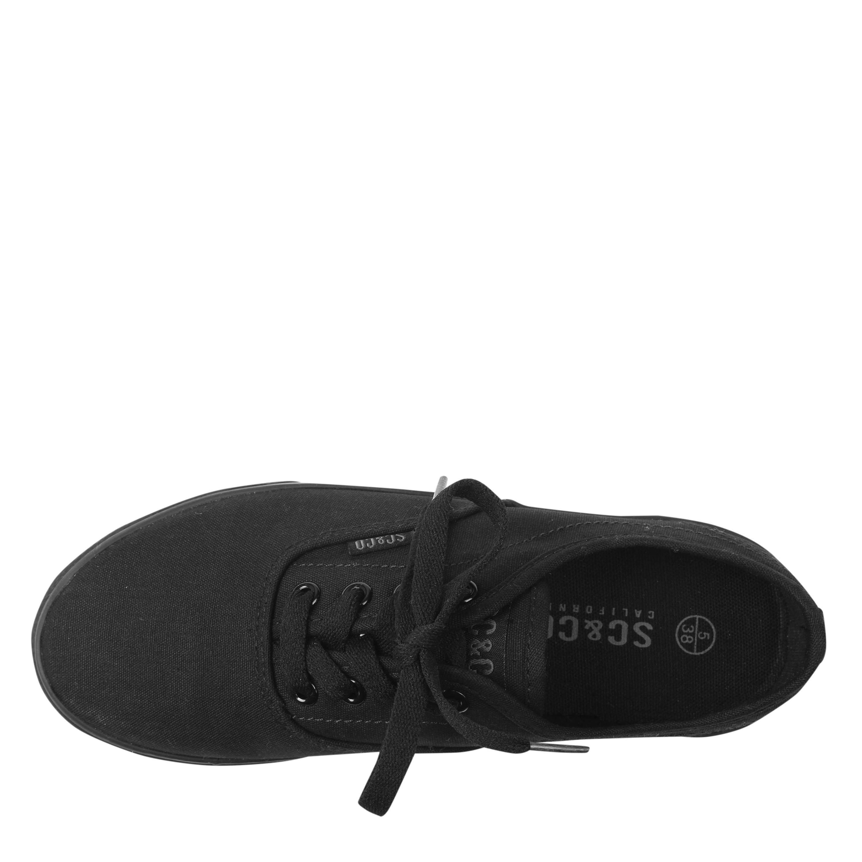 Black/Black - SoulCal - Sunset Canvas Shoe Juniors - 3