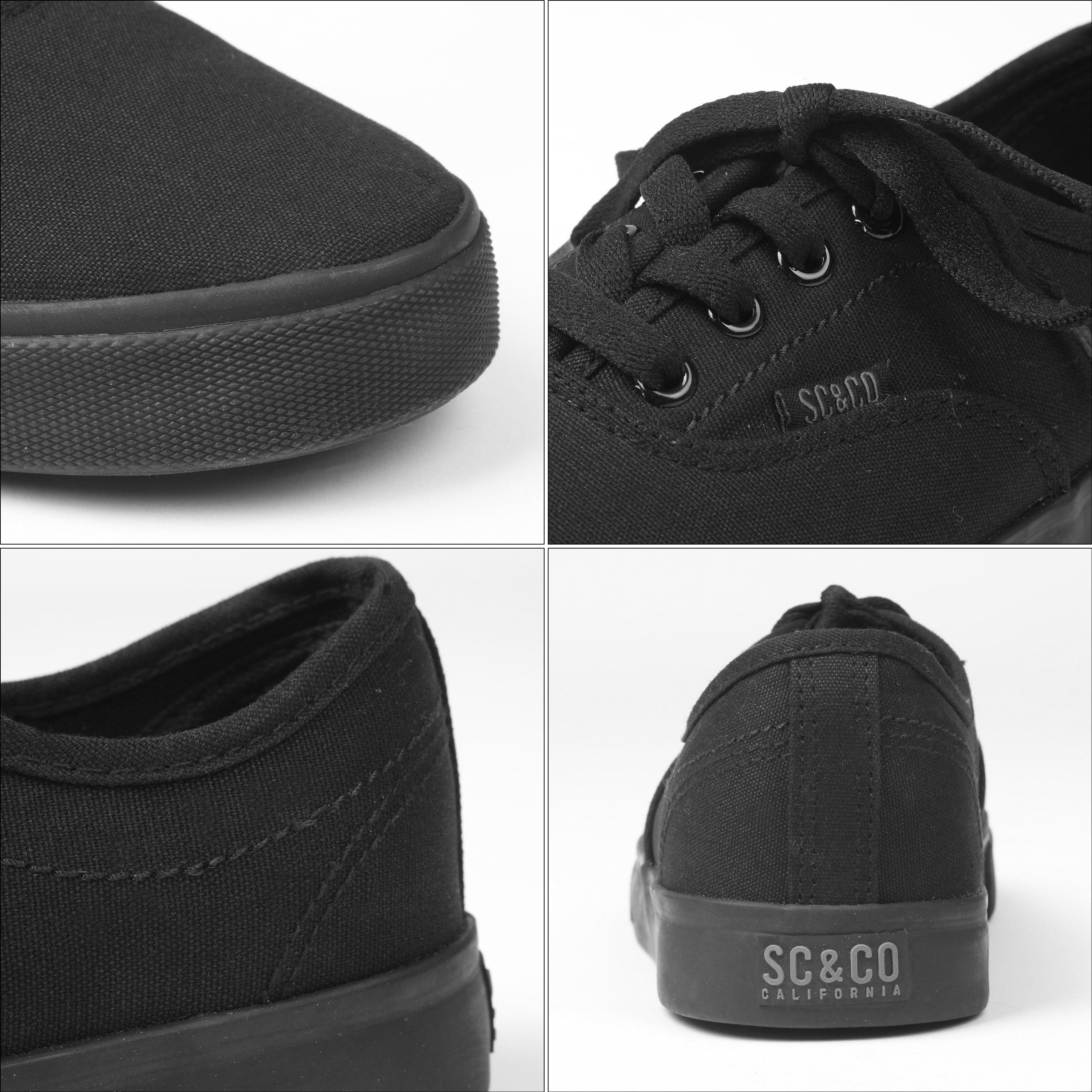 Black/Black - SoulCal - Sunset Canvas Shoe Juniors - 6