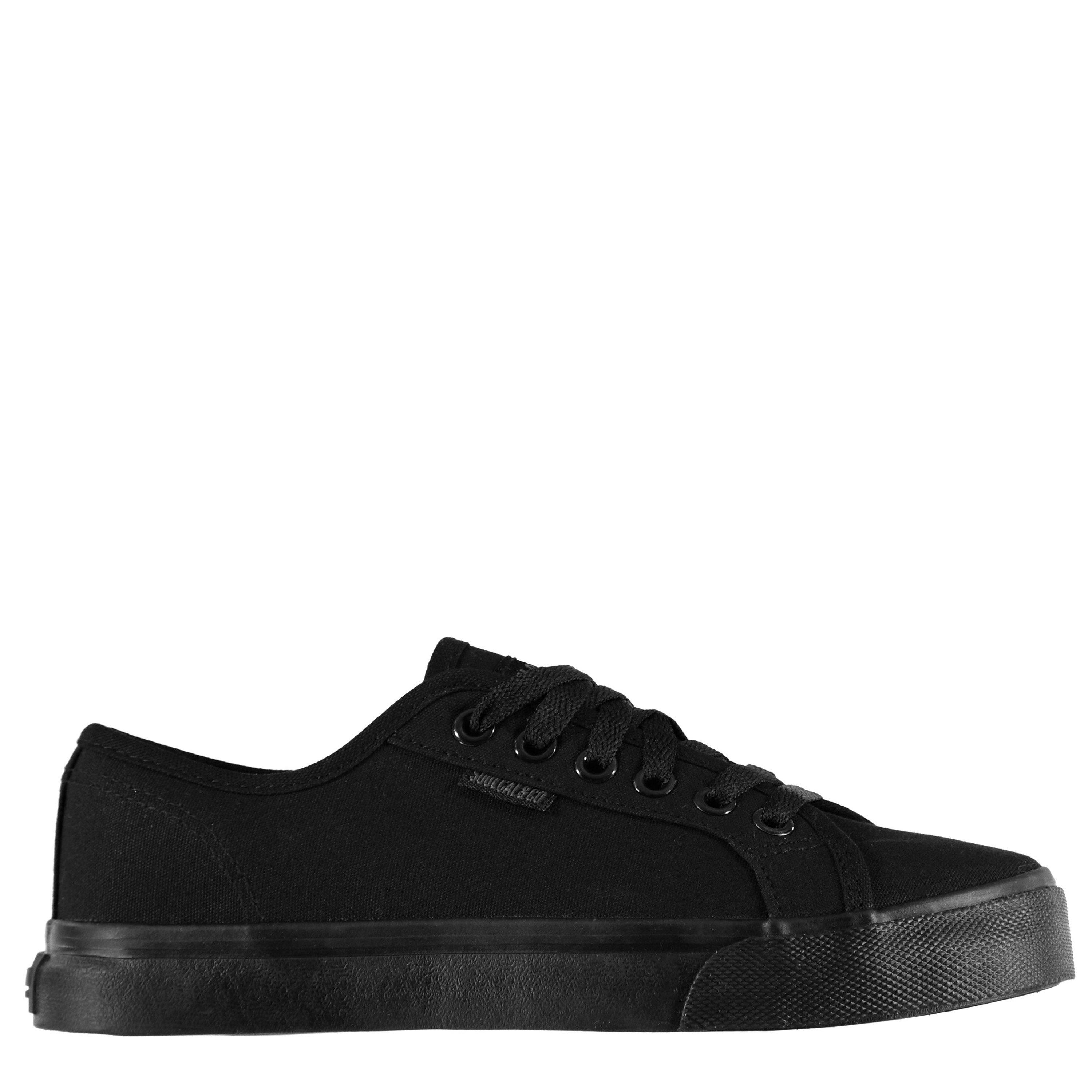 Black/Black - SoulCal - Sunrise Junior Canvas Shoes - 1