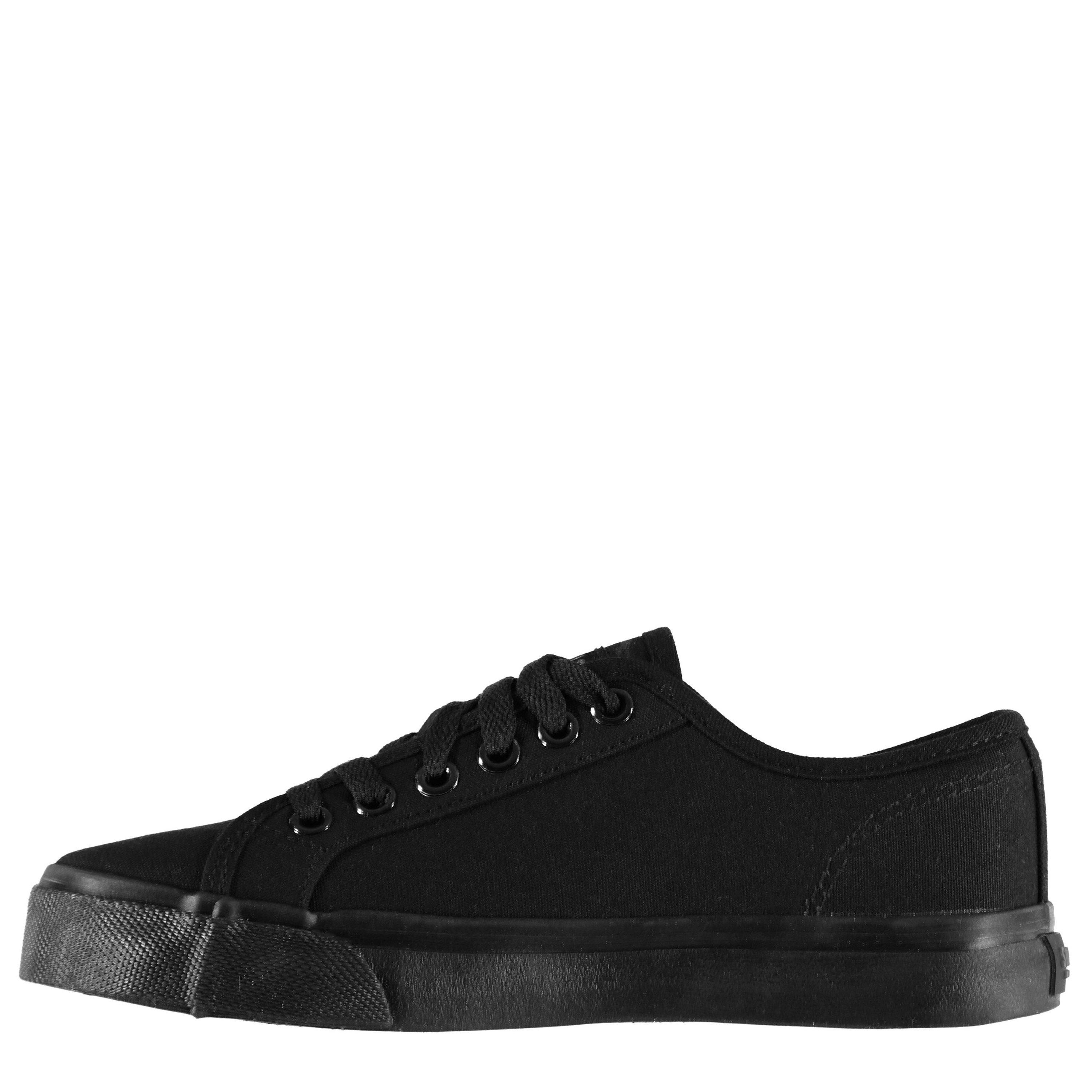 Black/Black - SoulCal - Sunrise Junior Canvas Shoes - 4