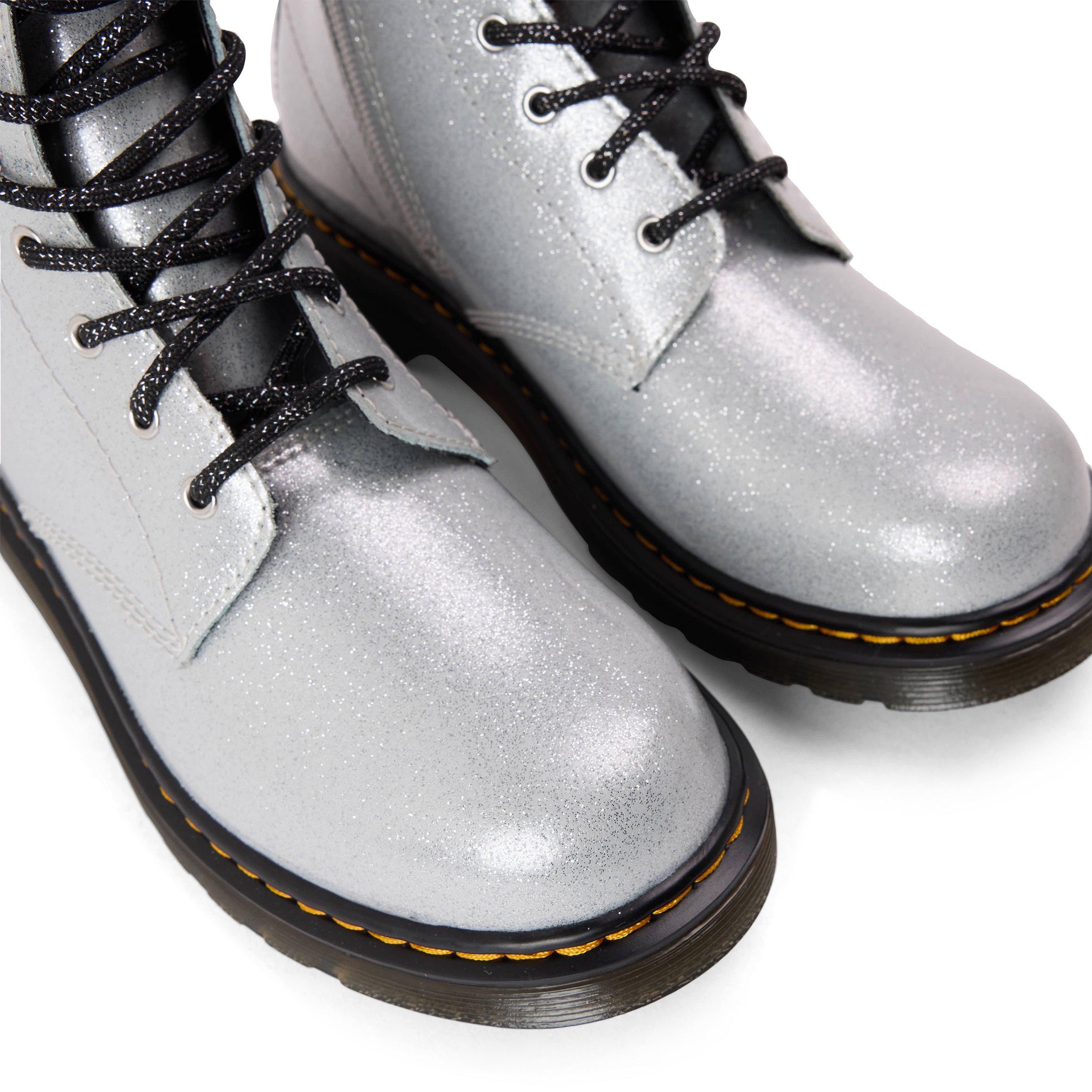 Silver - Dr Martens - Unisex Kids' Biker Boots - 3
