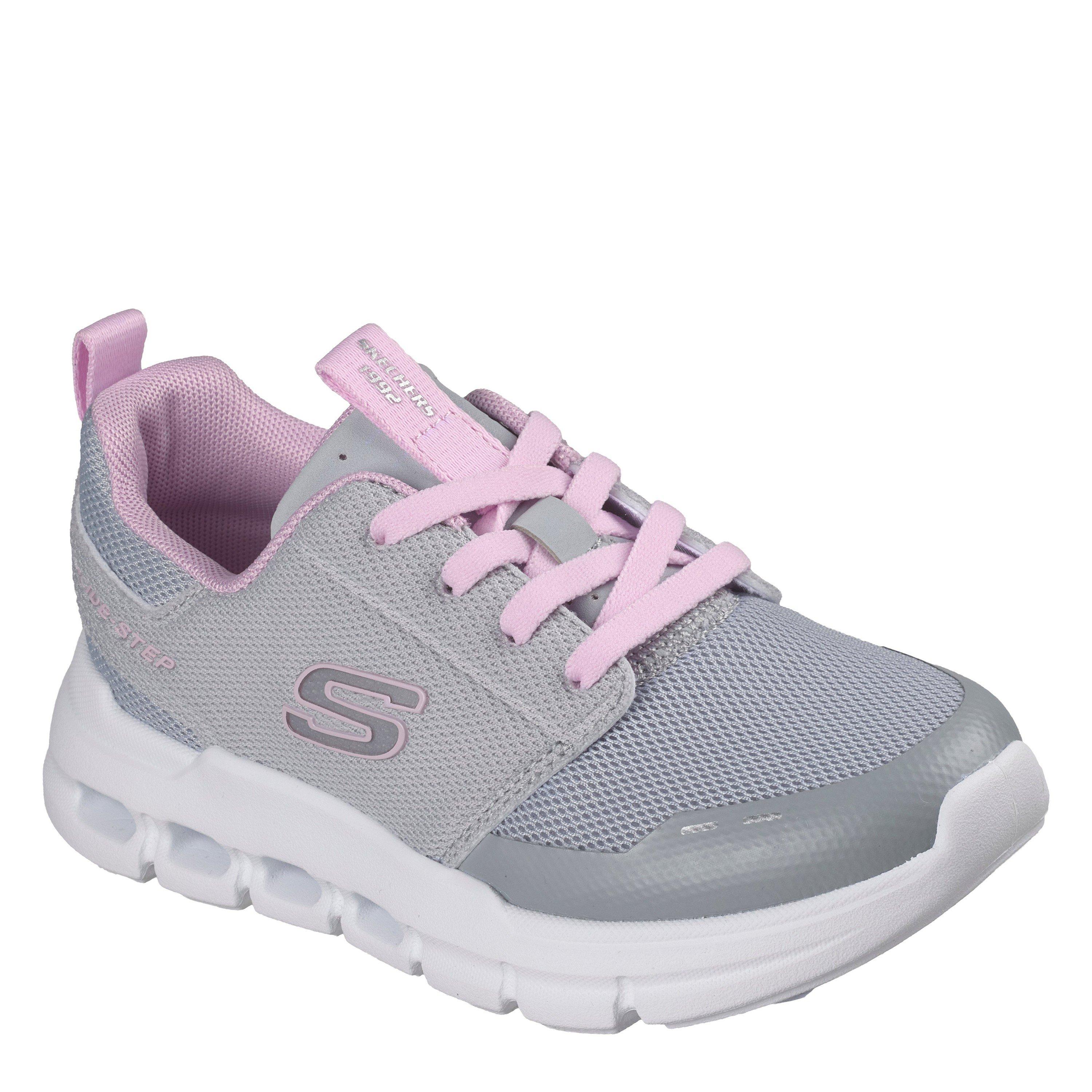Cinzento/Rosa - Skechers - Skechers Glide Step Jn64 - 3