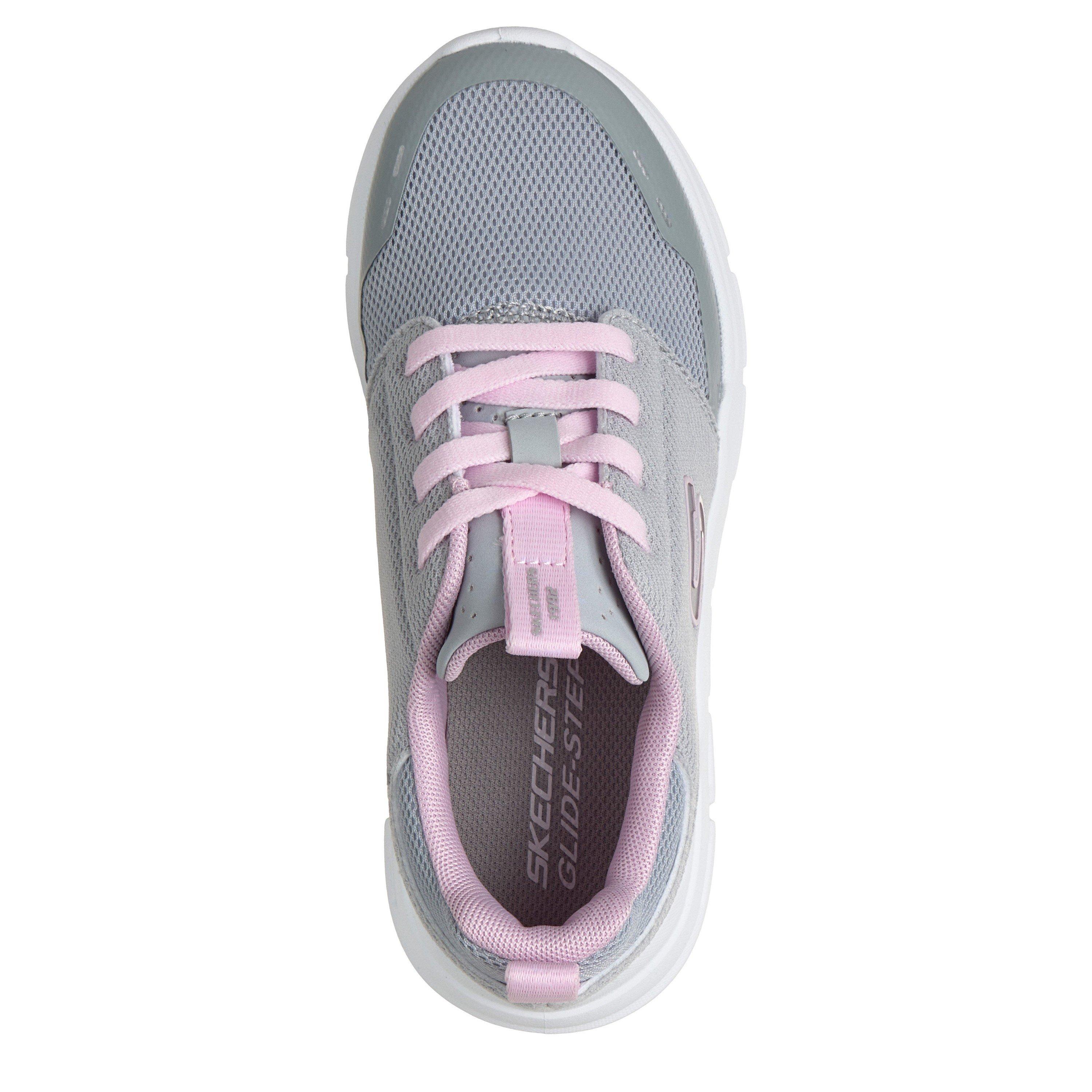 Cinzento/Rosa - Skechers - Skechers Glide Step Jn64 - 4