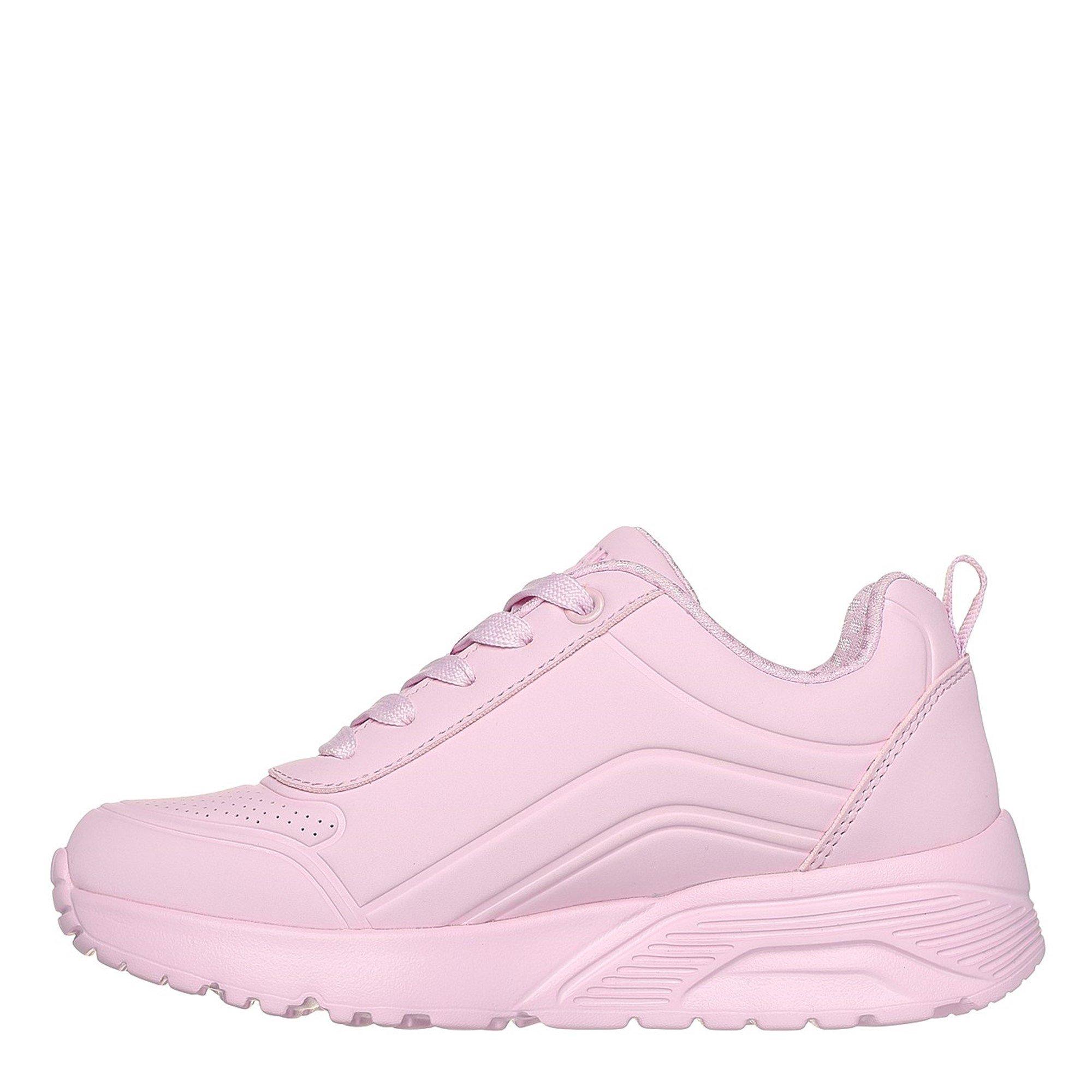 Pink - Skechers - Monochromatic Lace Up Sneaker W Qua Low-Top Trainers Girls - 2