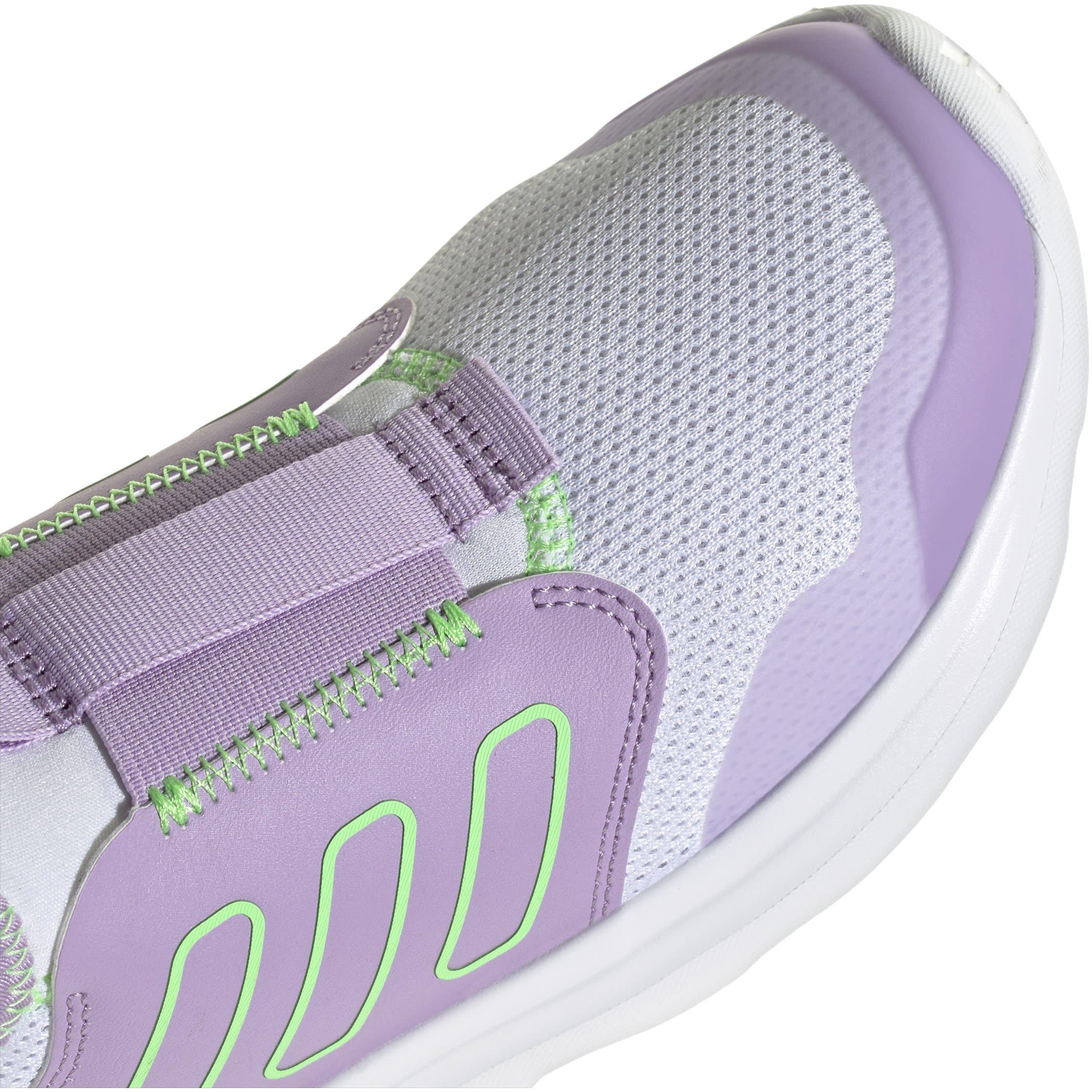 Wte/Lme/Plum - adidas - Tensaur Comfort Hook and Loop Shoes Juniors - 8