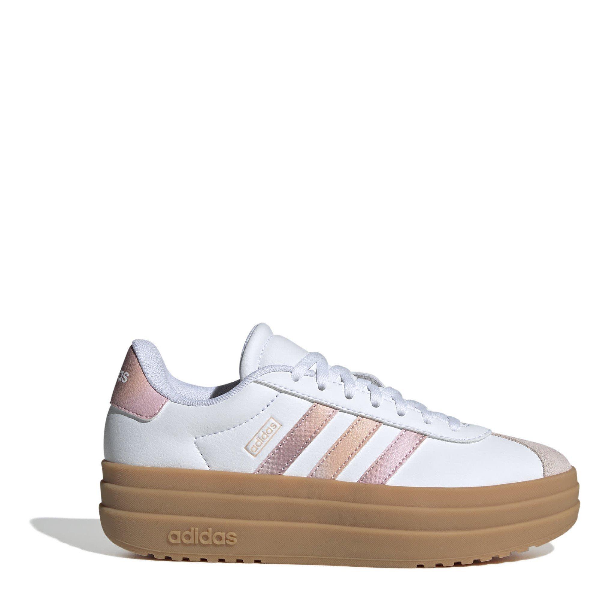 wit/koraal/GUM - adidas - VL Court Bold Lifestyle Shoes Juniors - 1