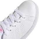 Blanc/Rose - adidas - Advantage Lifestyle Court Lace Star shoes Junior Girls - 8