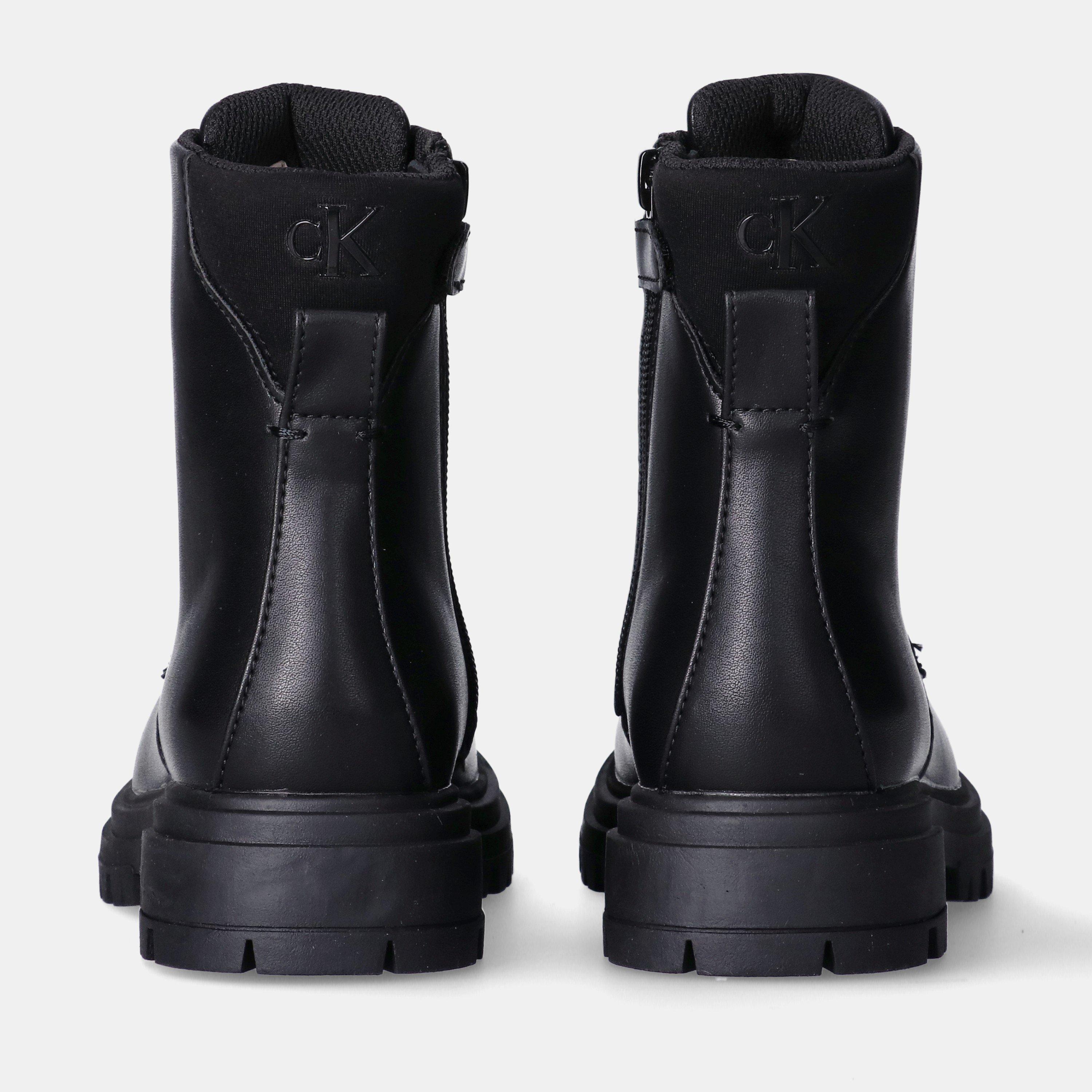 Black - Calvin Klein Jeans - Kids' Lace-Up Biker Boots - 5