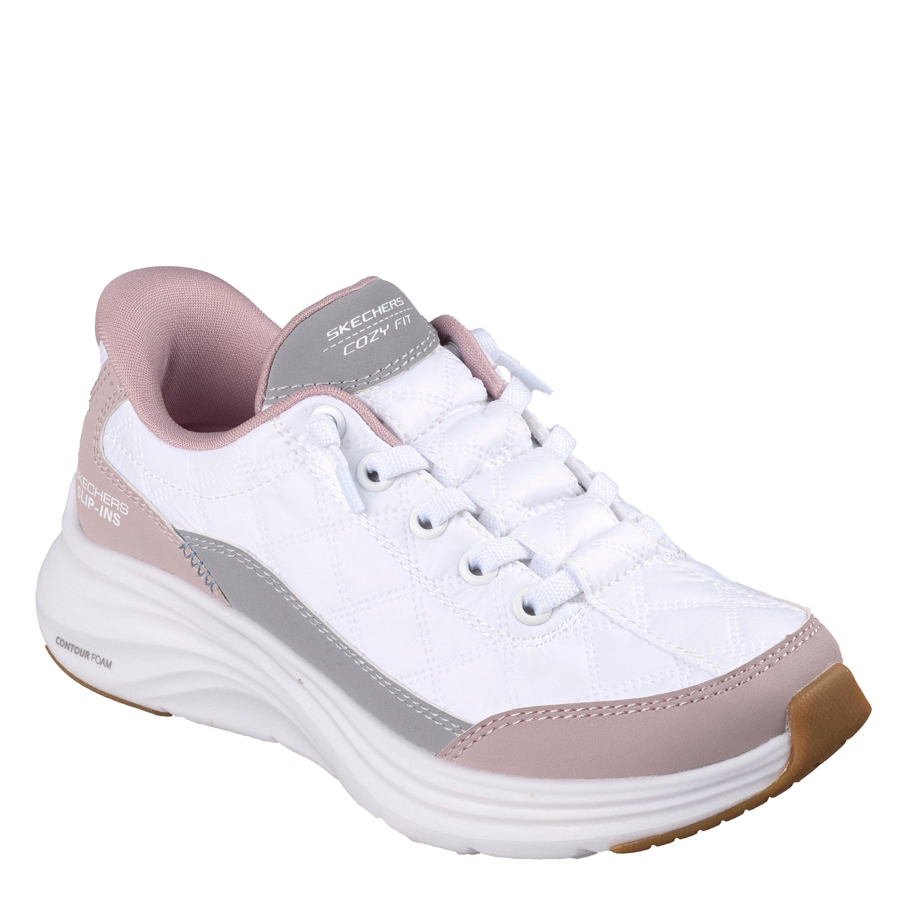White/Lavender - Skechers - Kids' Low-Top Trainers - 3