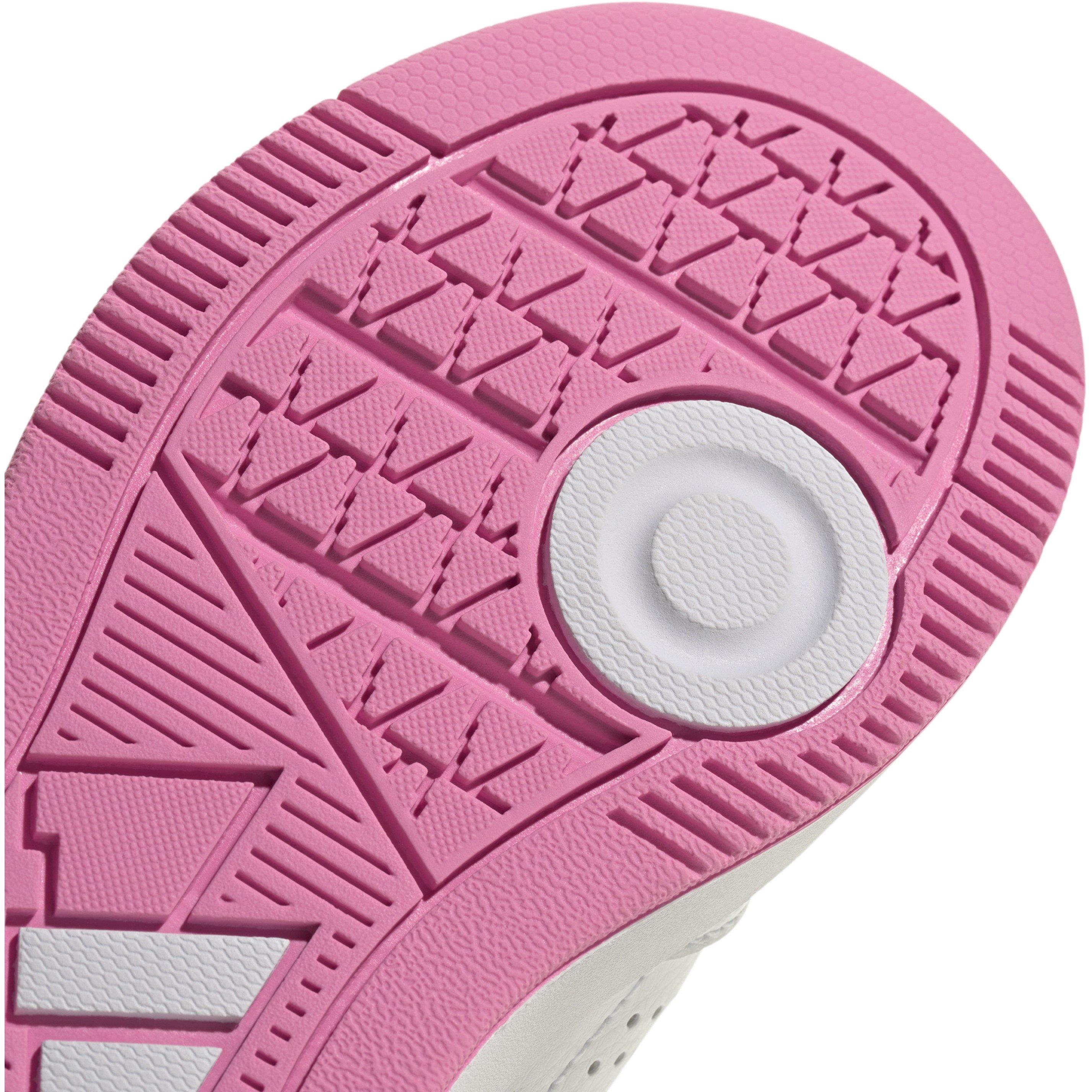 White/Pink/Grey - adidas - Tensaur 3.0 Court Trainers - 8