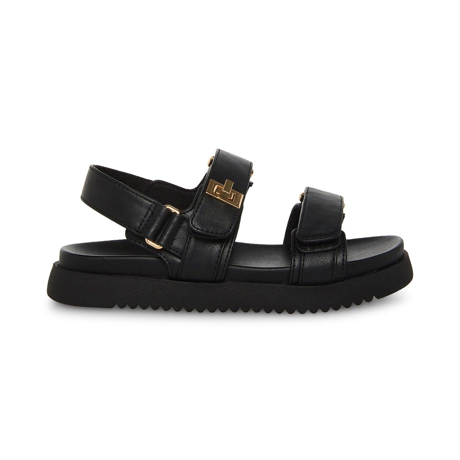 Steve Madden Kids' Flat Sandals - Black - Size C13 (31.5)