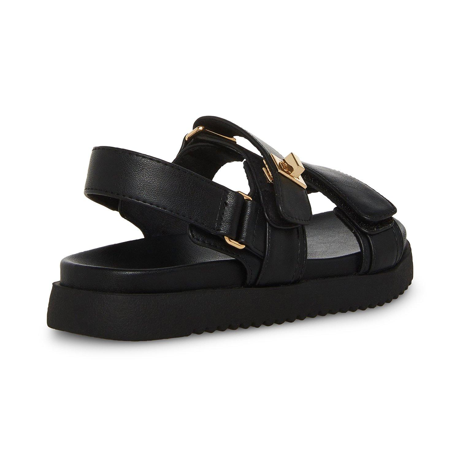 Black - Steve Madden - Kids' Flat Sandals - 3