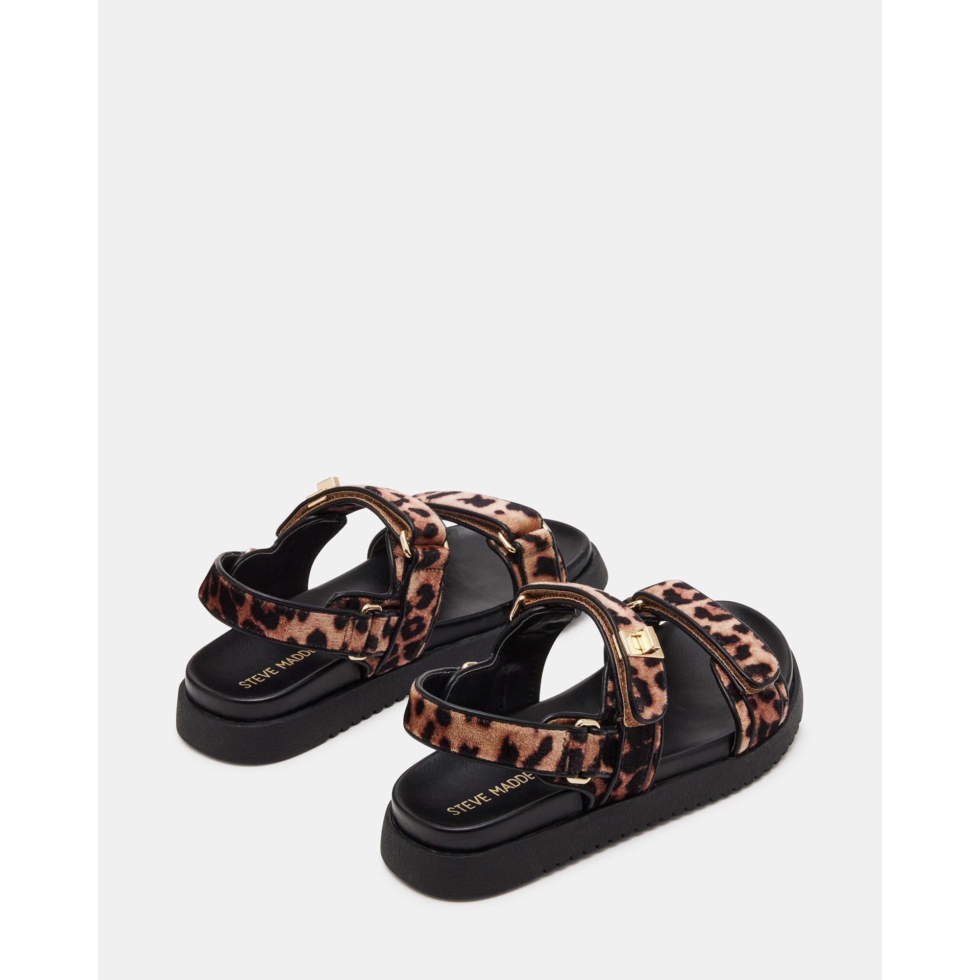 Leopard - Steve Madden - Kids' Flat Sandals - 4