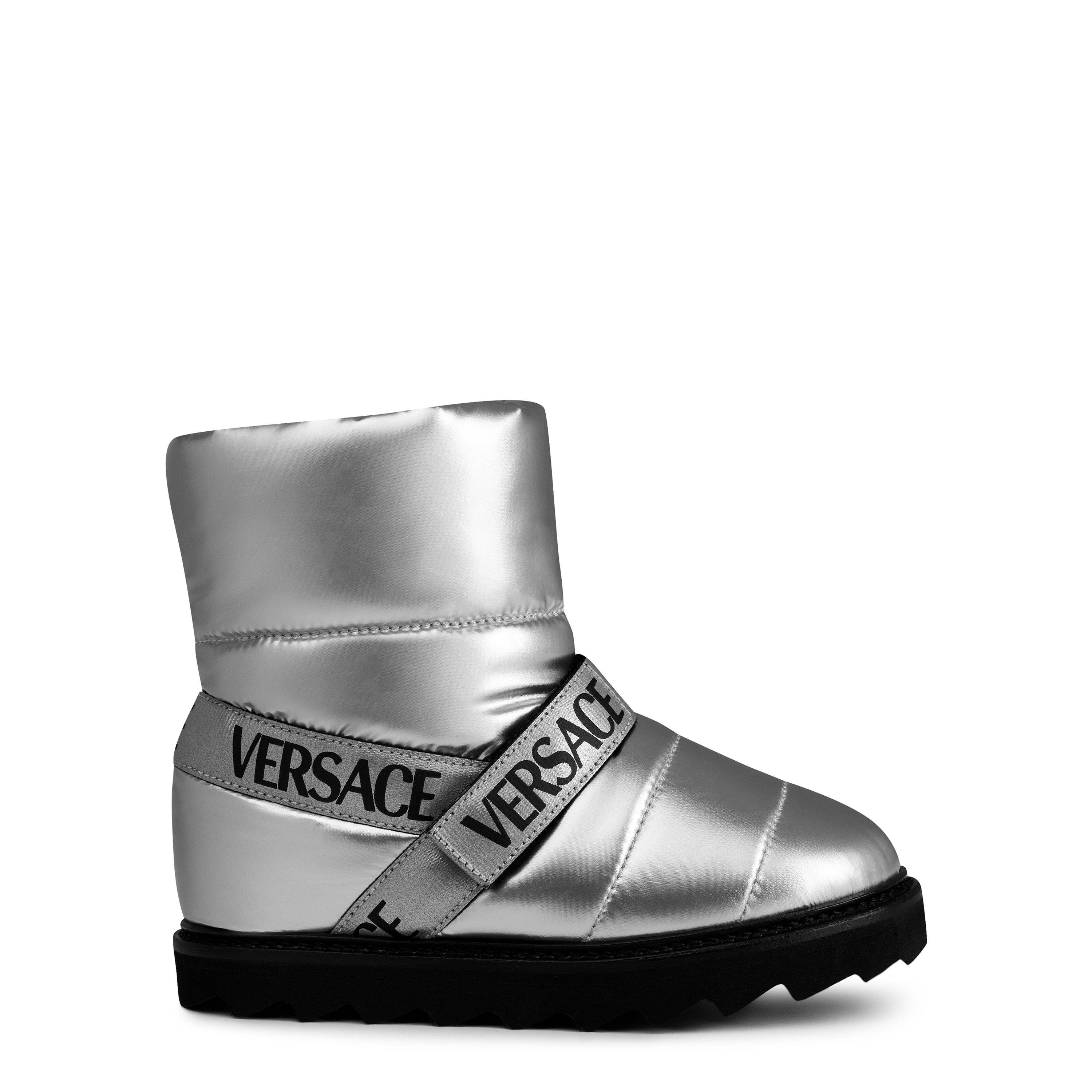 Silvr/Blk 2E180 - Versace - Logo Boots Juniors - 1