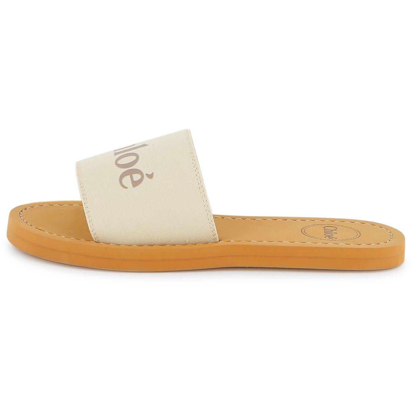 Chloe Girls Kids' Flat Sandals - Off White - 4 (37)