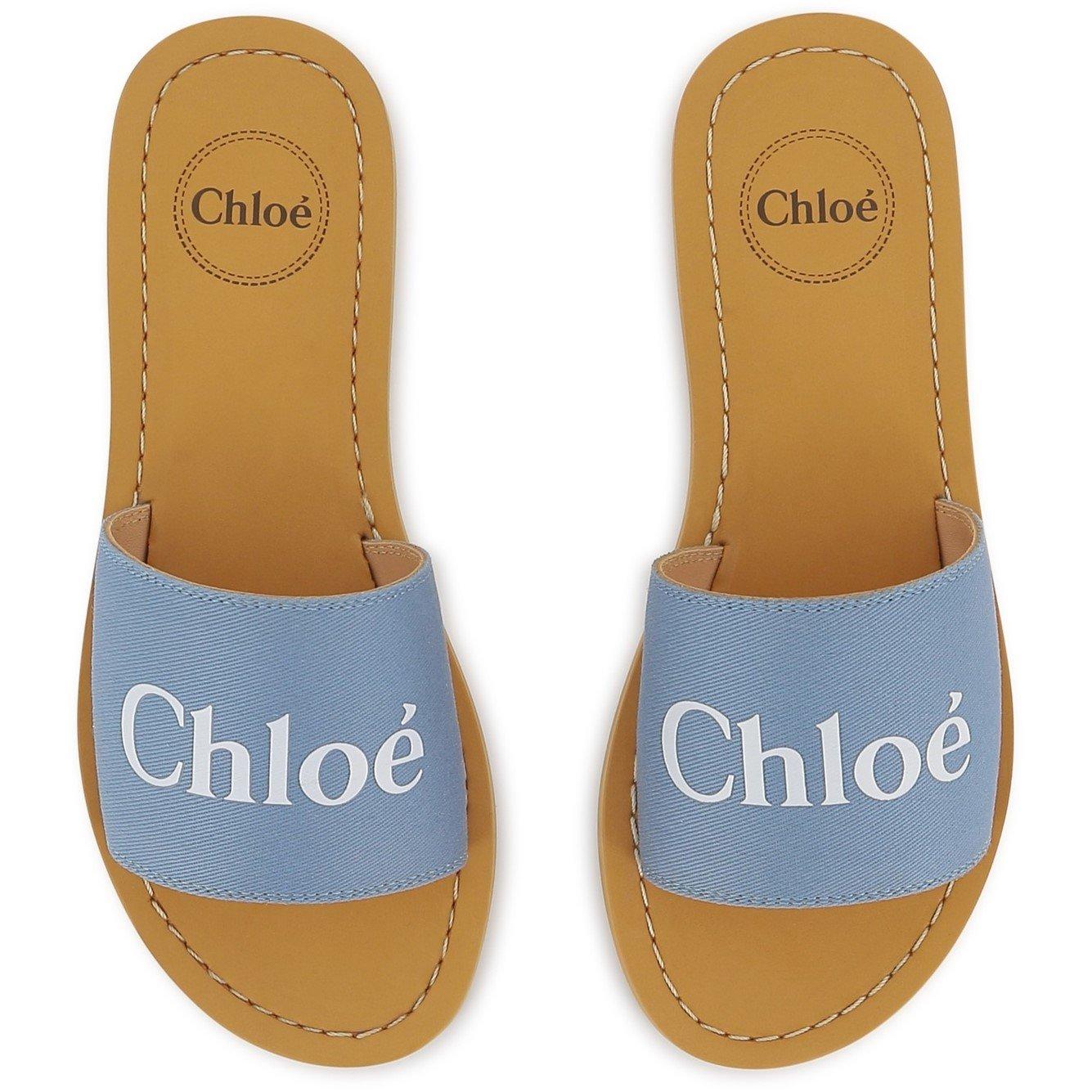 Denim Blue - Chloe - Kids' Flat Sandals - 3