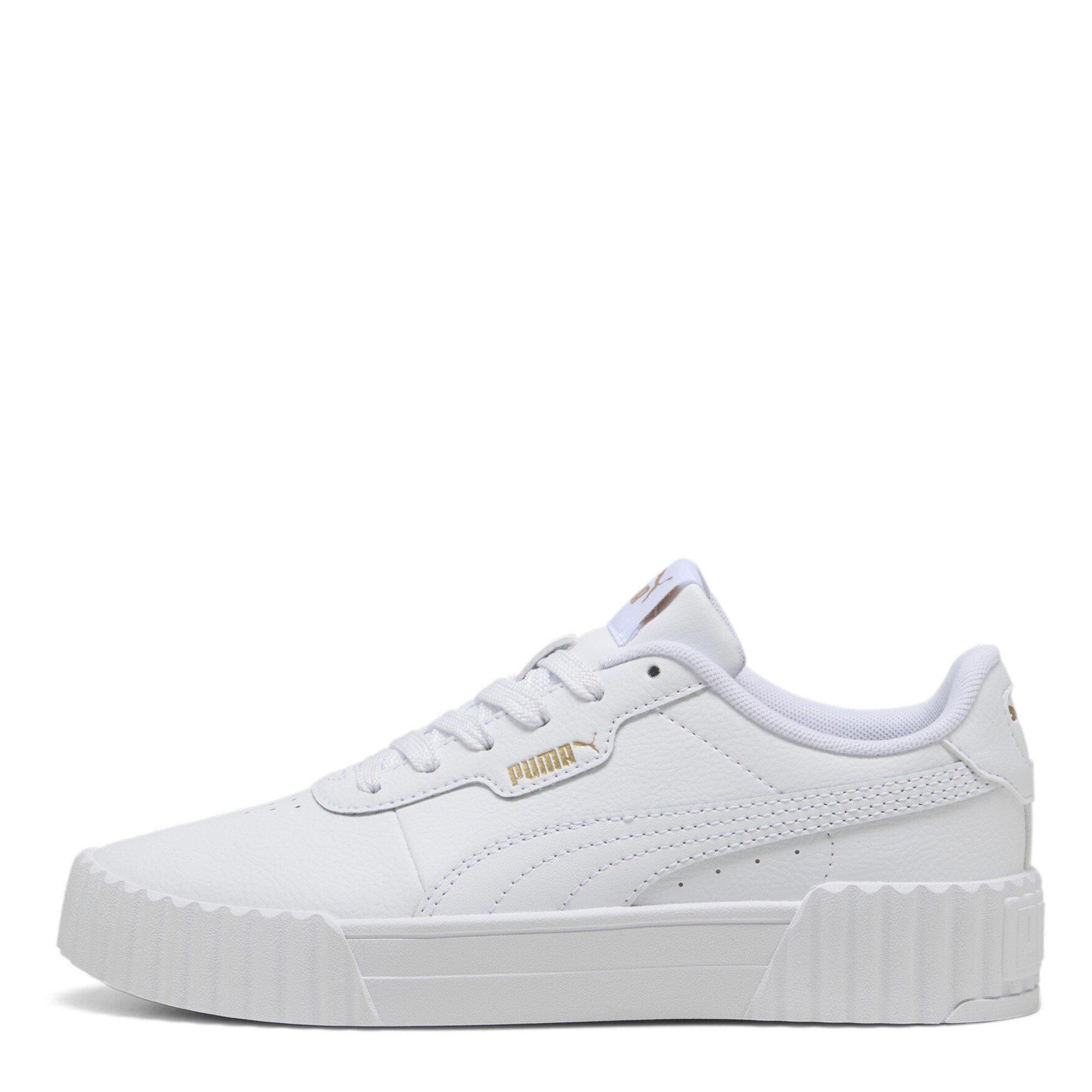 Wit/Goud - Puma - Carina 3.0 Trainers Juniors - 2