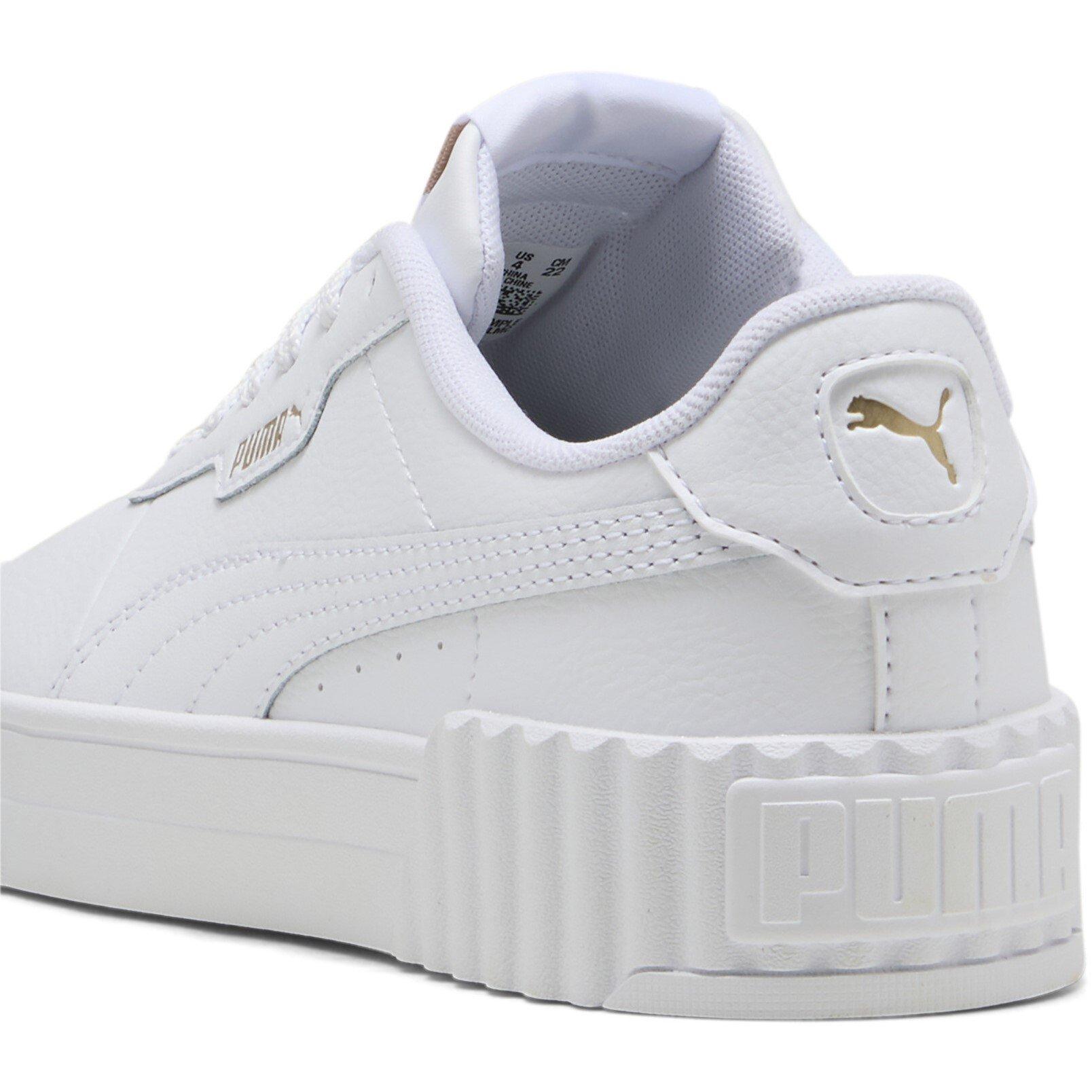 Wit/Goud - Puma - Carina 3.0 Trainers Juniors - 5