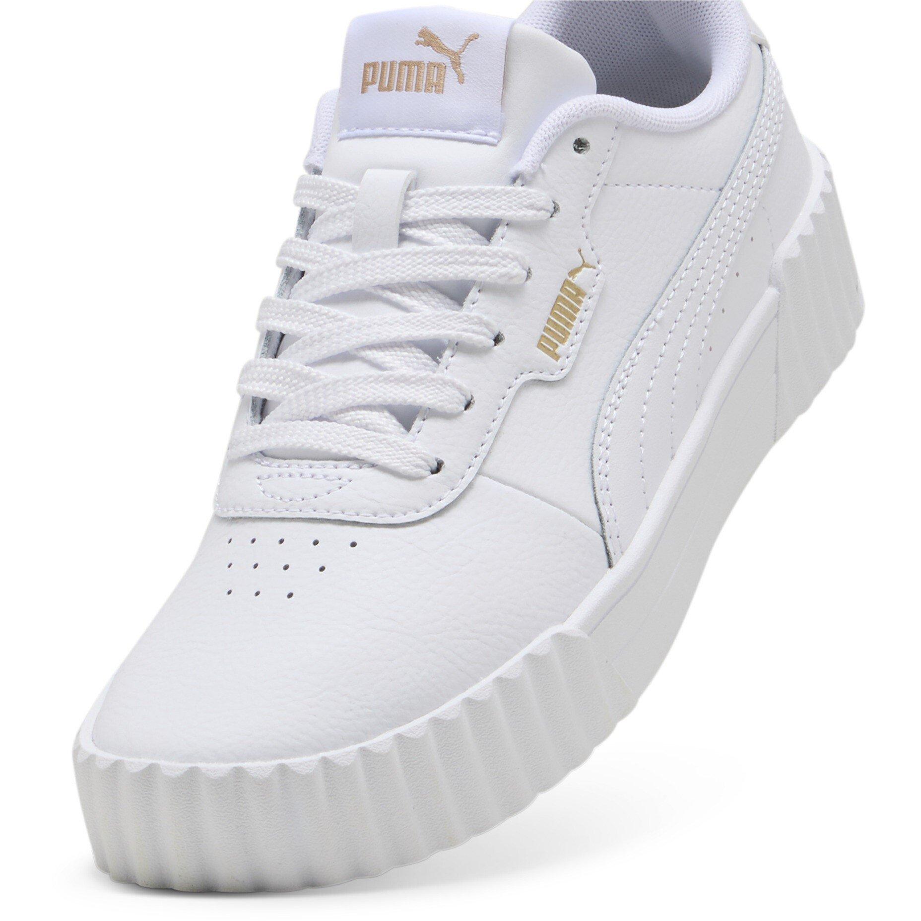 Wit/Goud - Puma - Carina 3.0 Trainers Juniors - 6