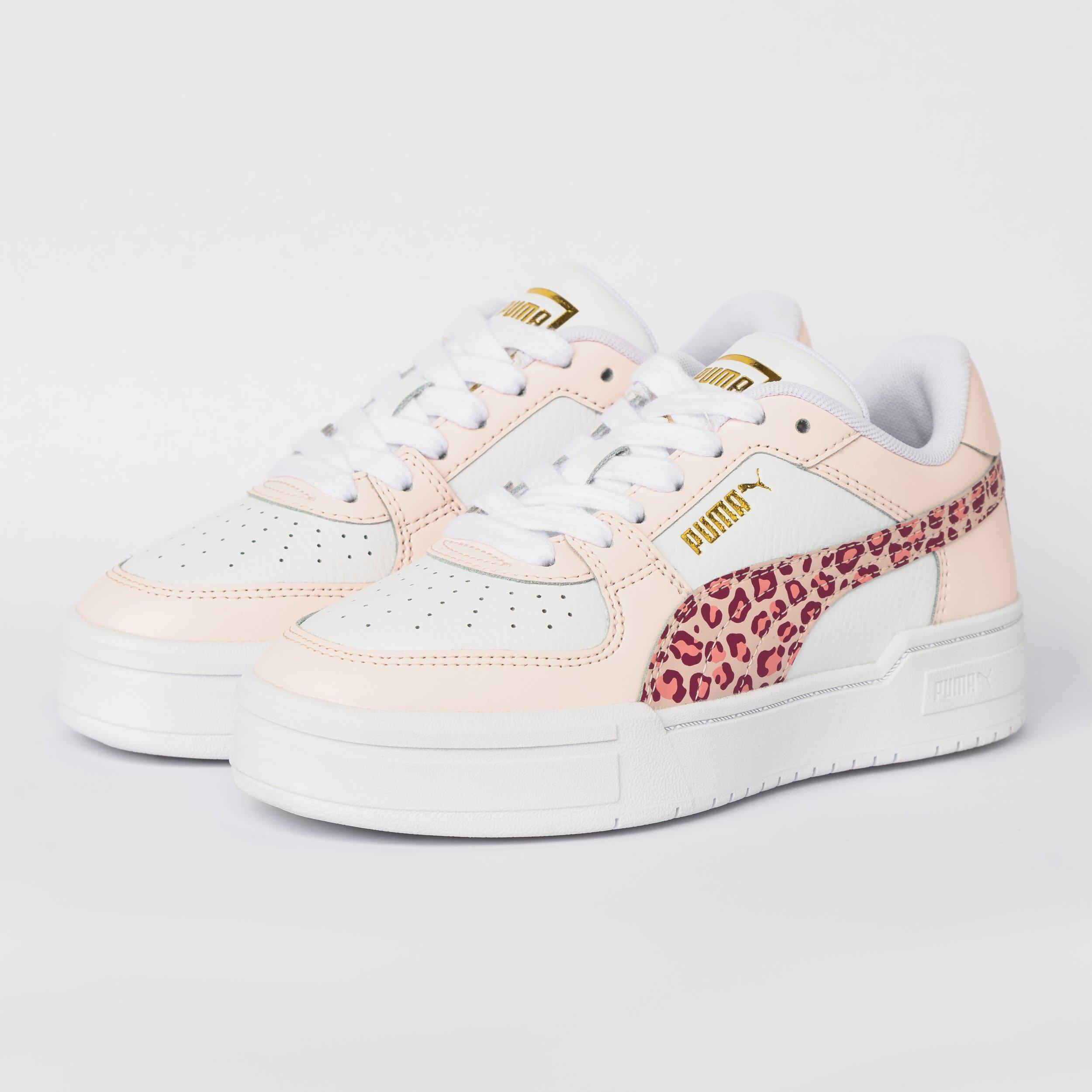 Puma Girls Ca Pro Trainers Juniors - Wht/Leopard - 4 (37)