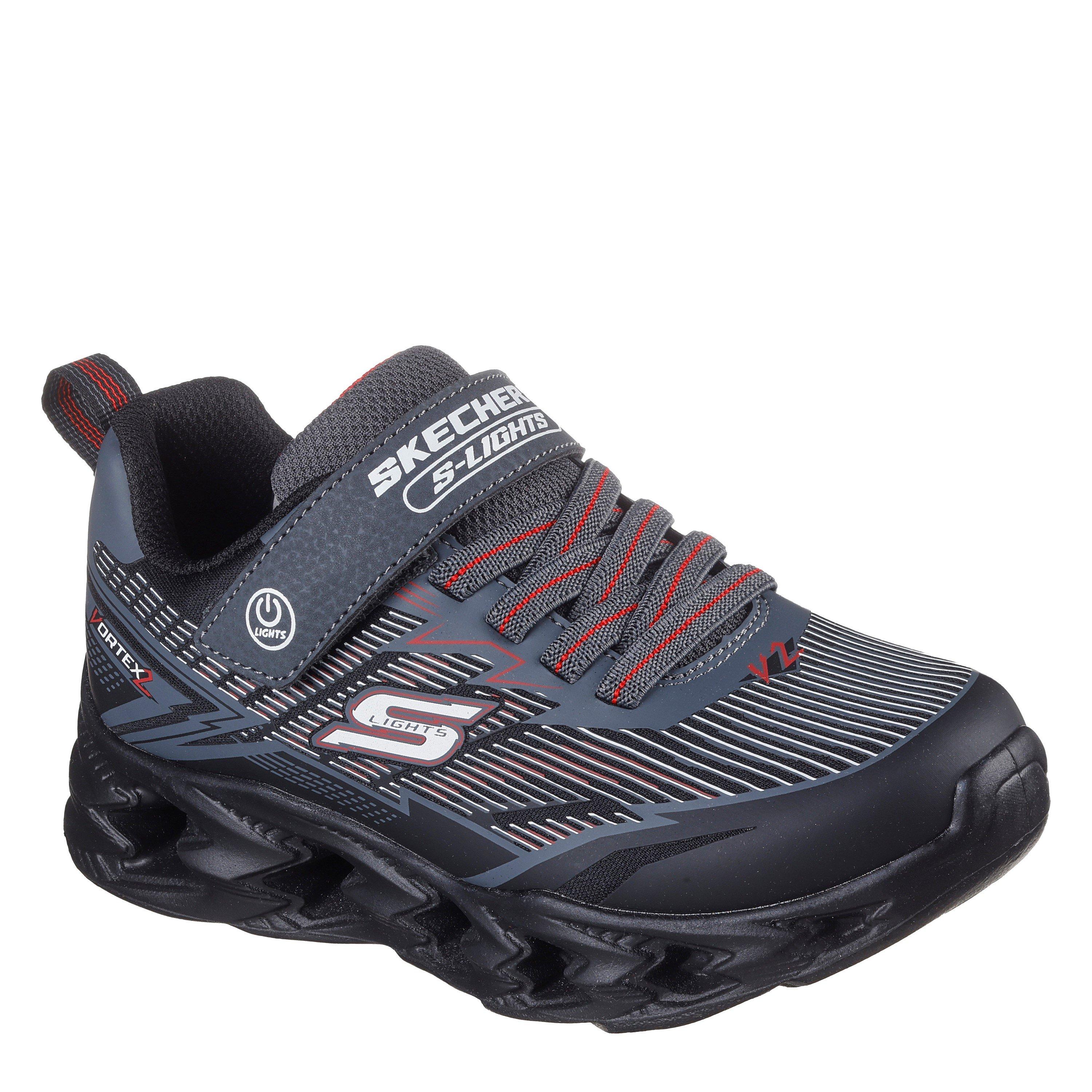 Skechers Lighted Gore & Strap Sneaker W 3d P Light Up Trainers Boys