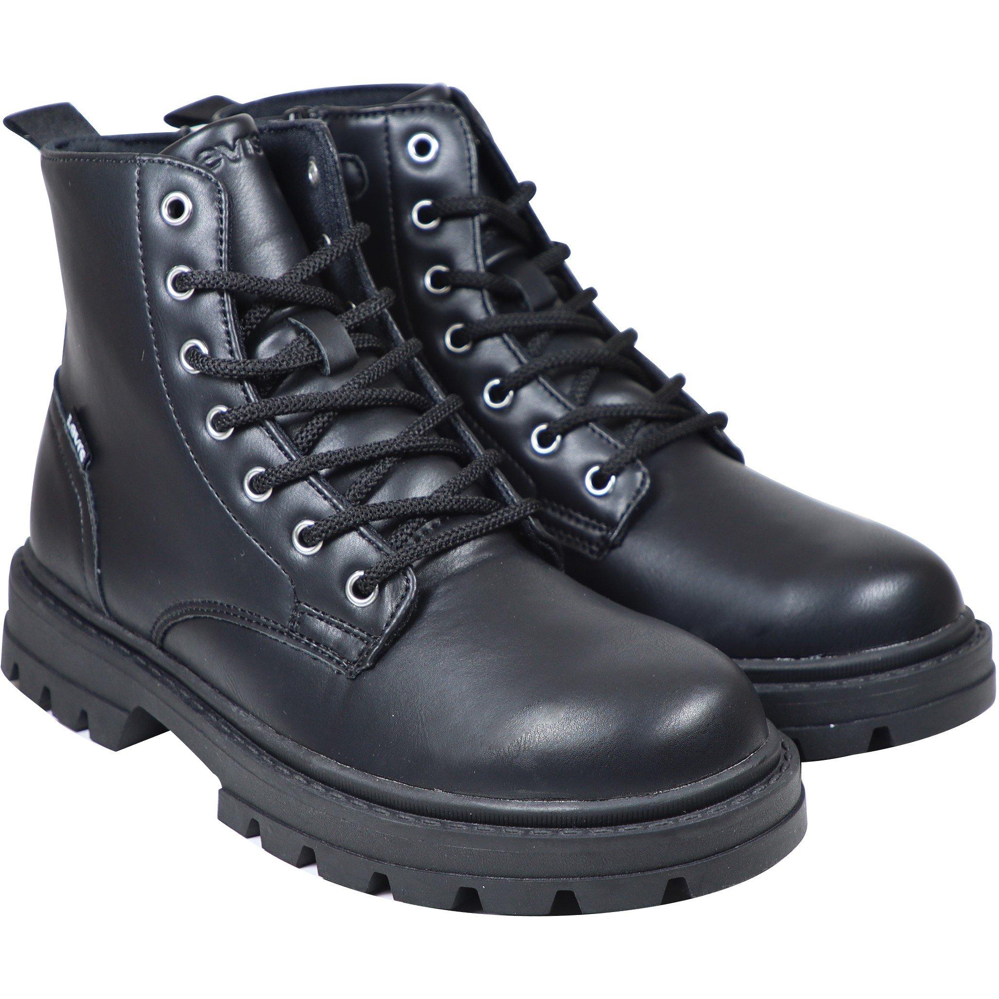 Black 0003 - Levis - Refresh Biker Boots - 3