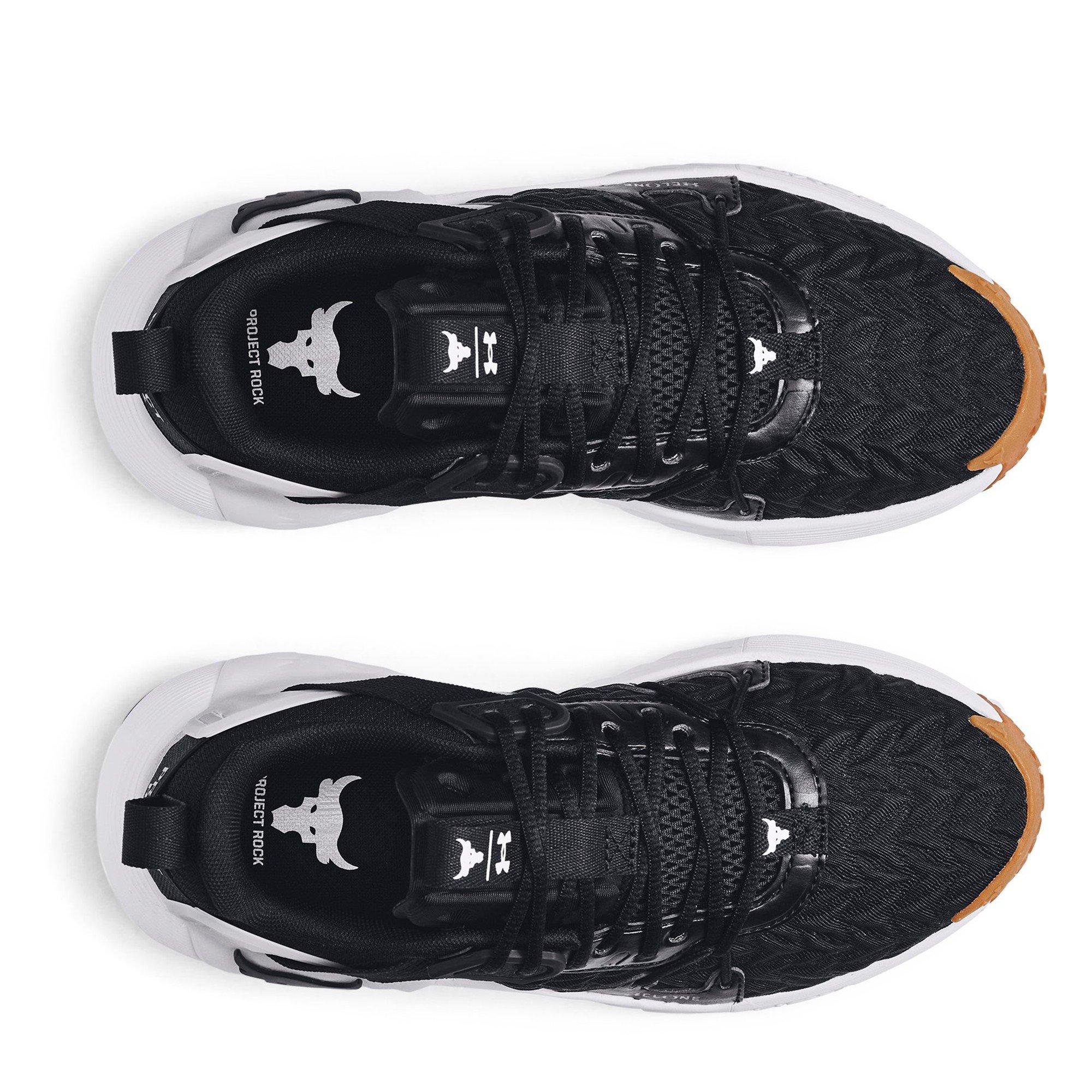 Crna - Under Armour - Under Armour Ua Gs Project Rock 6 Training Shoes Boys - 4