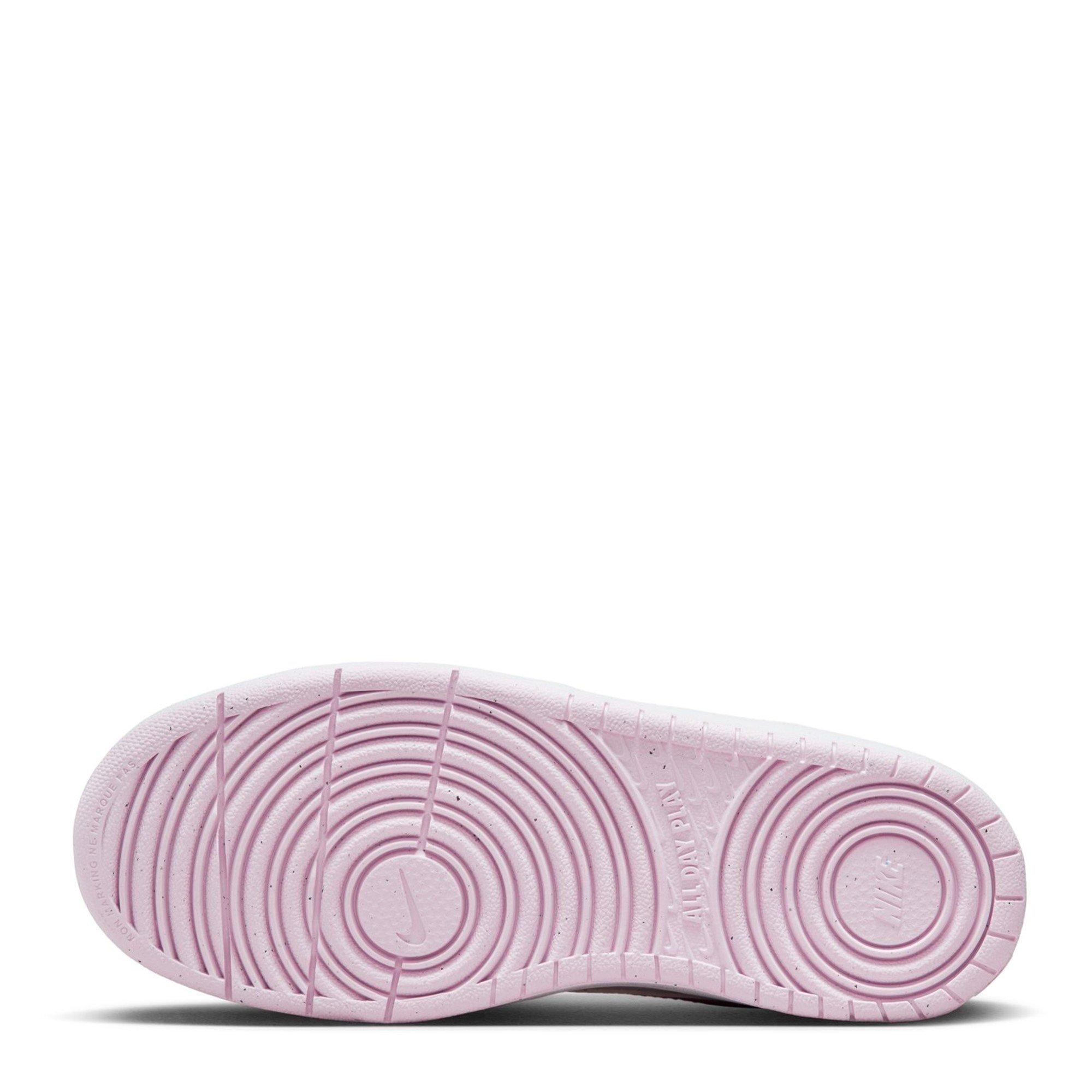 Bijelo/Roze - Nike - Court Borough Low 2 SE Big Kids' Shoes - 6