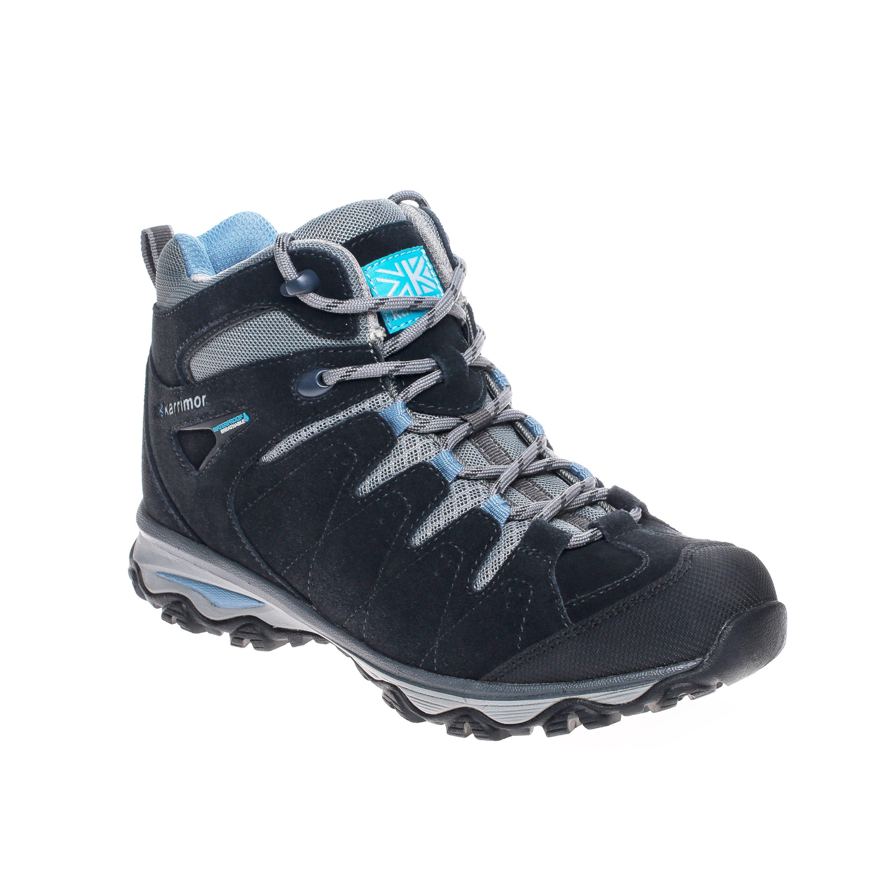 Navy - Karrimor - Kids' Rona Mid Waterproof Hiking Boots - 1