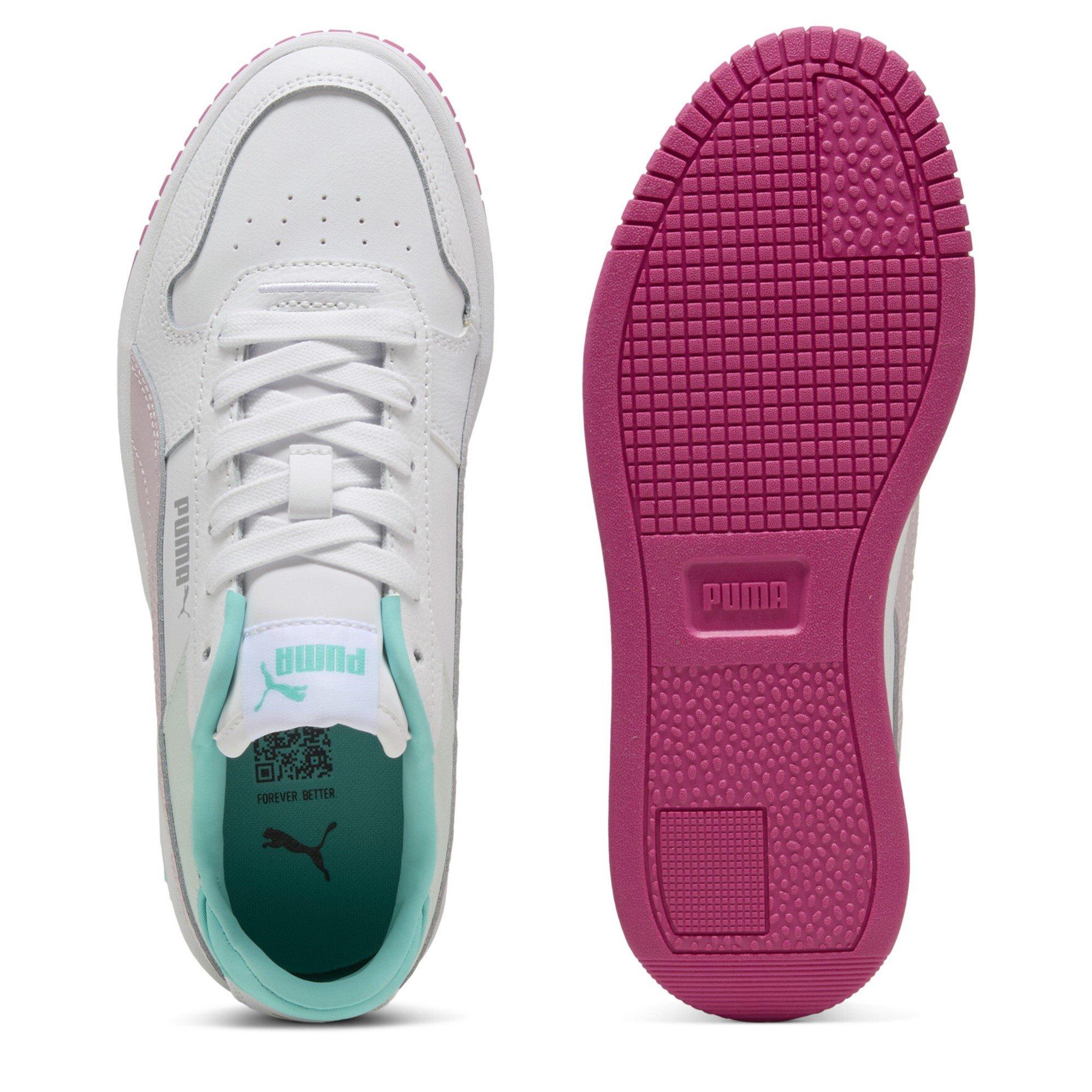White/Pnk/Bl - Puma - Unisex Kids' Carina Street Court Trainers - 3