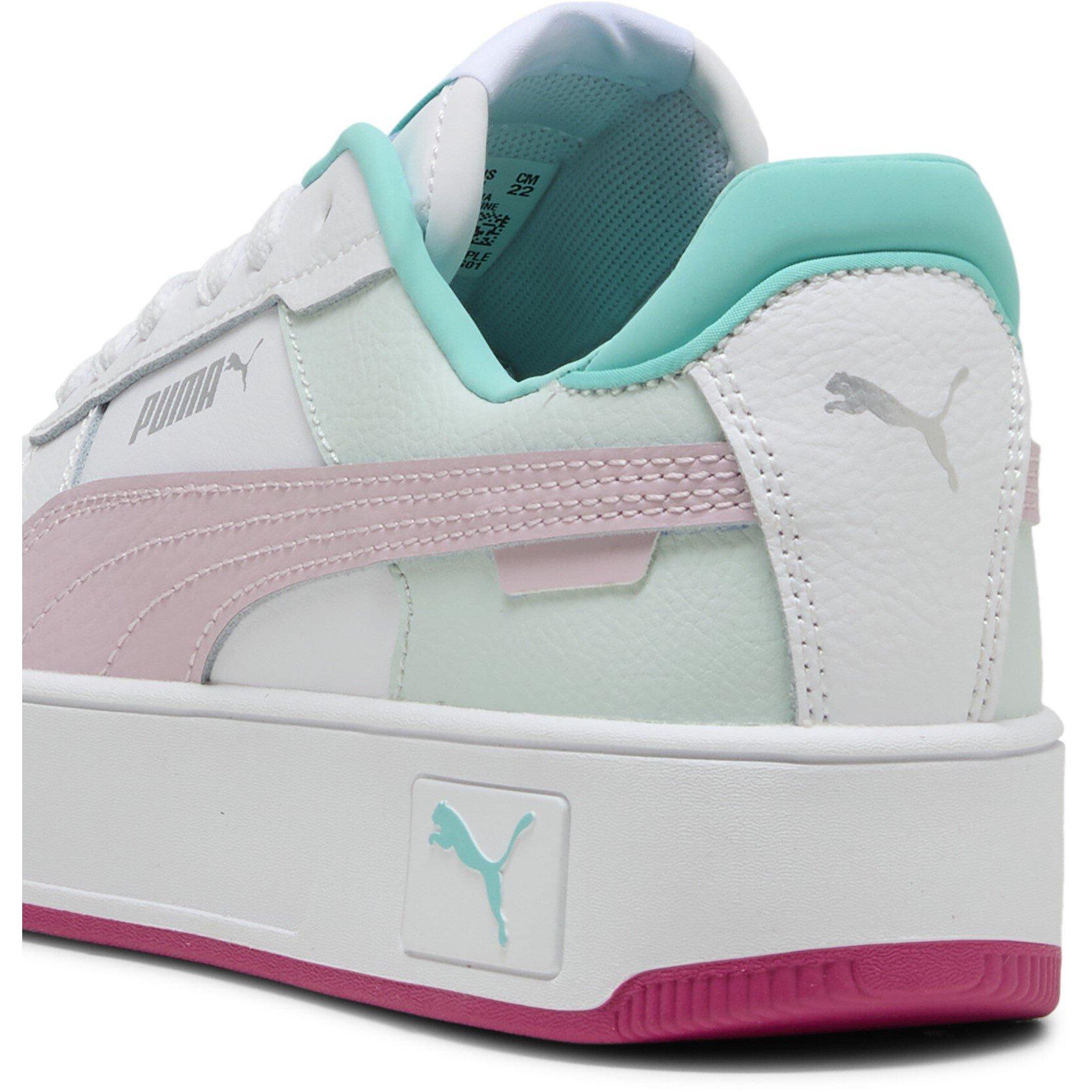 White/Pnk/Bl - Puma - Unisex Kids' Carina Street Court Trainers - 5