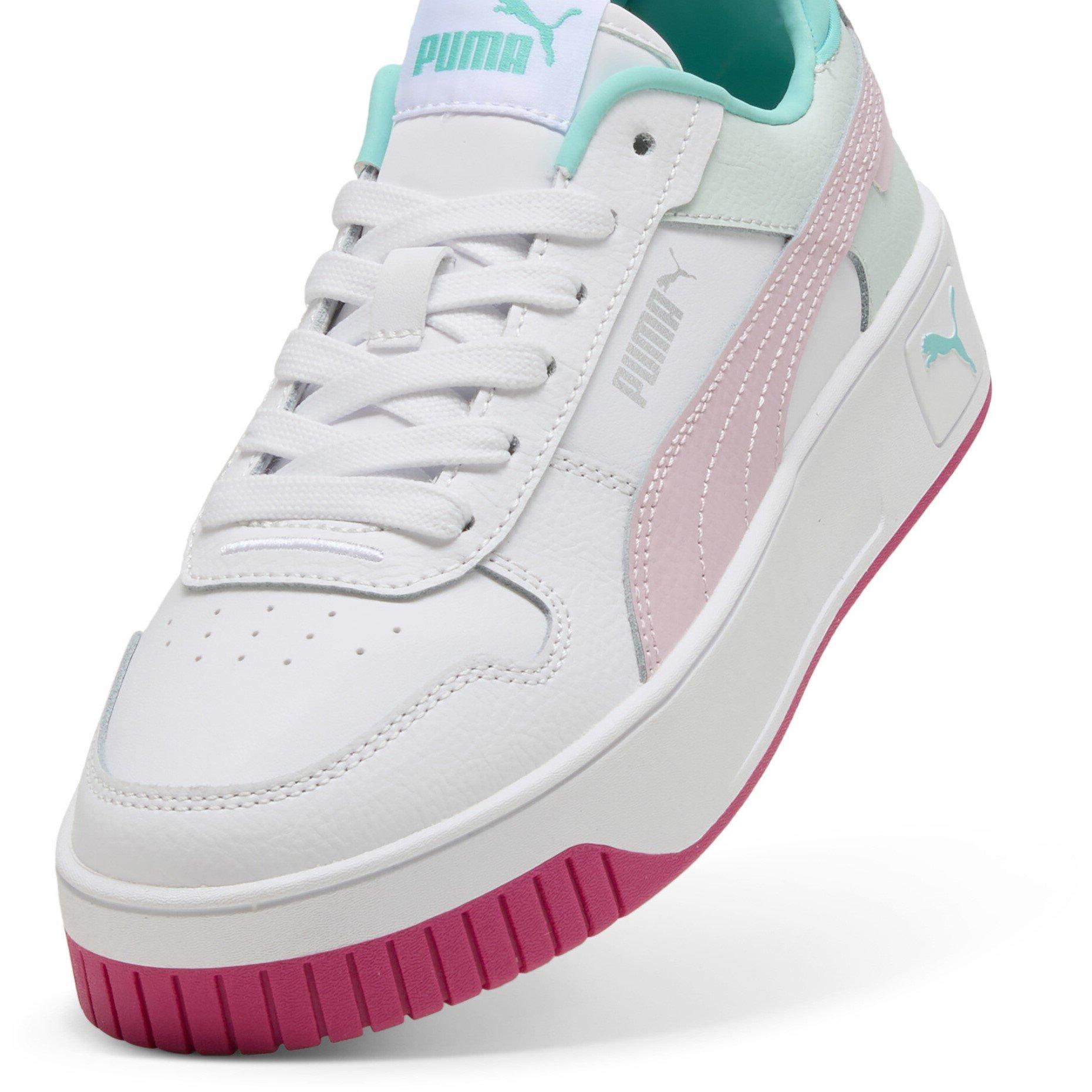 White/Pnk/Bl - Puma - Unisex Kids' Carina Street Court Trainers - 6